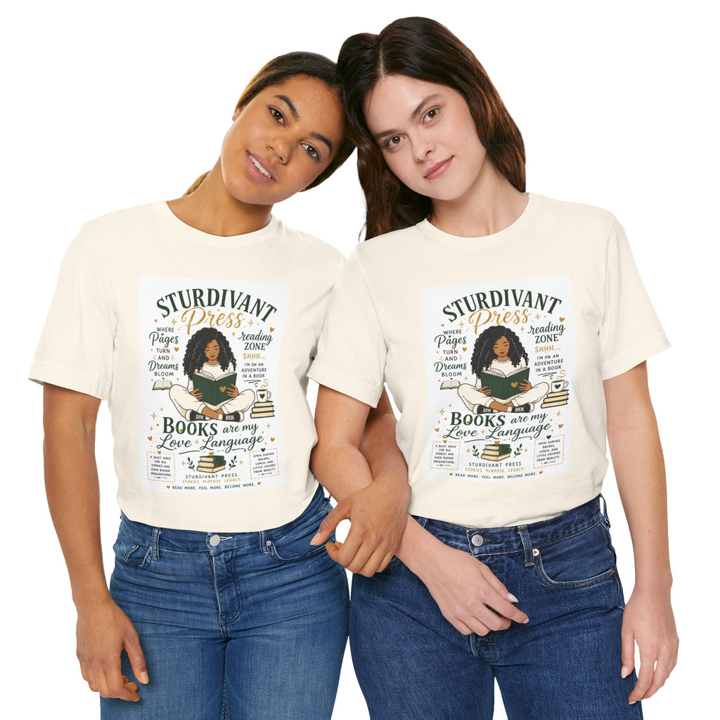 Booklover T‑Shirt — “Books Are My Love Language” Reading Tee