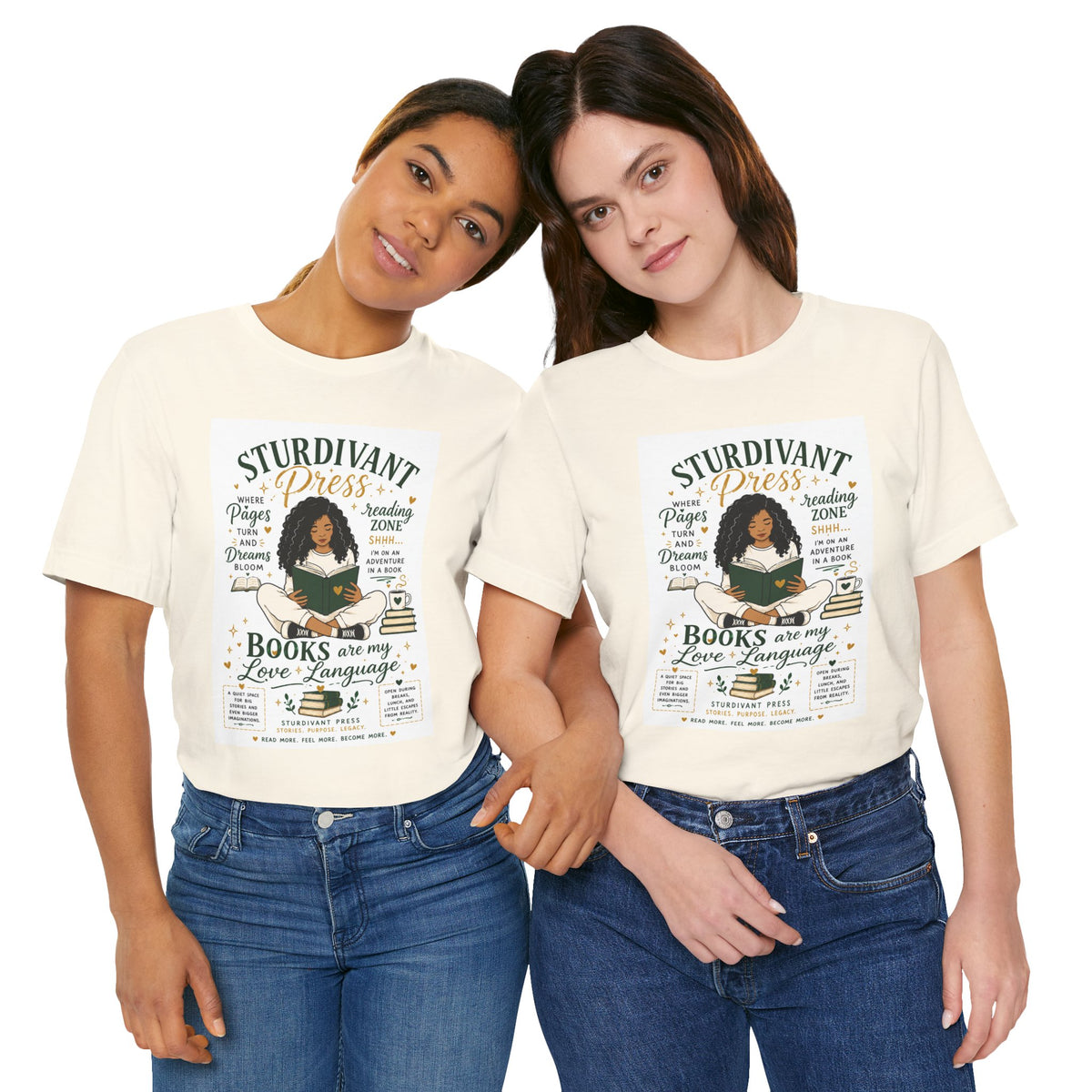 Booklover T‑Shirt — “Books Are My Love Language” Reading Tee