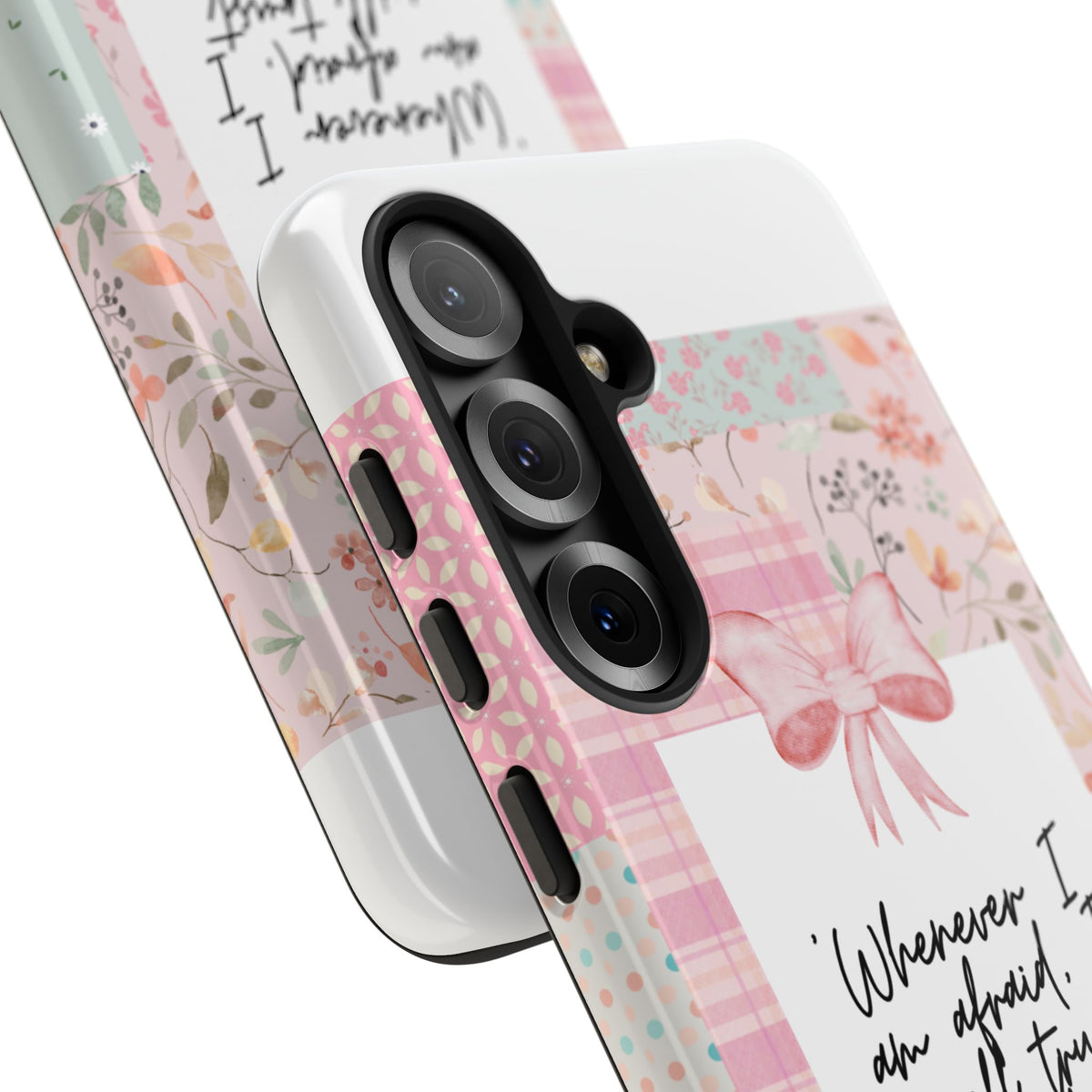 Inspirational Psalms Phone Case — "Whenever I am afraid, I will trust in You." (Psalms 56:3)