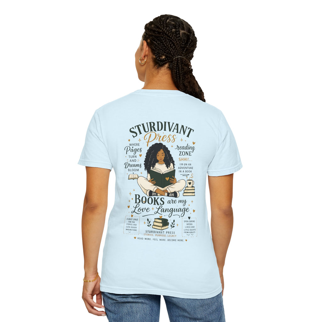 Book Lover T-Shirt — "Books Are My Love Language" Reading Tee