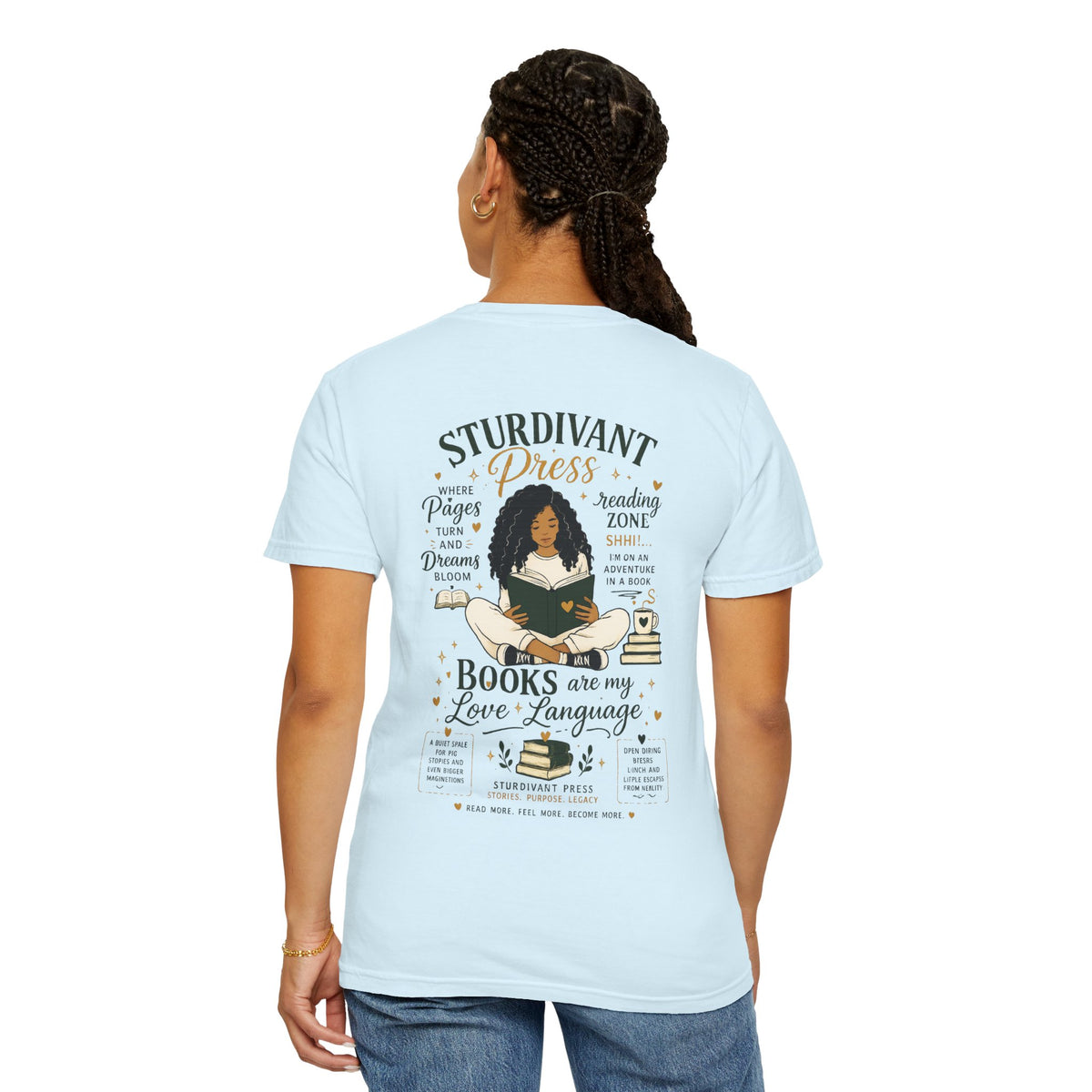 Book Lover T-Shirt — "Books Are My Love Language" Reading Tee