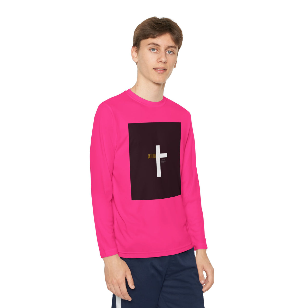 Youth Jesus Long Sleeve Tee — "King of Kings" Christian Shirt