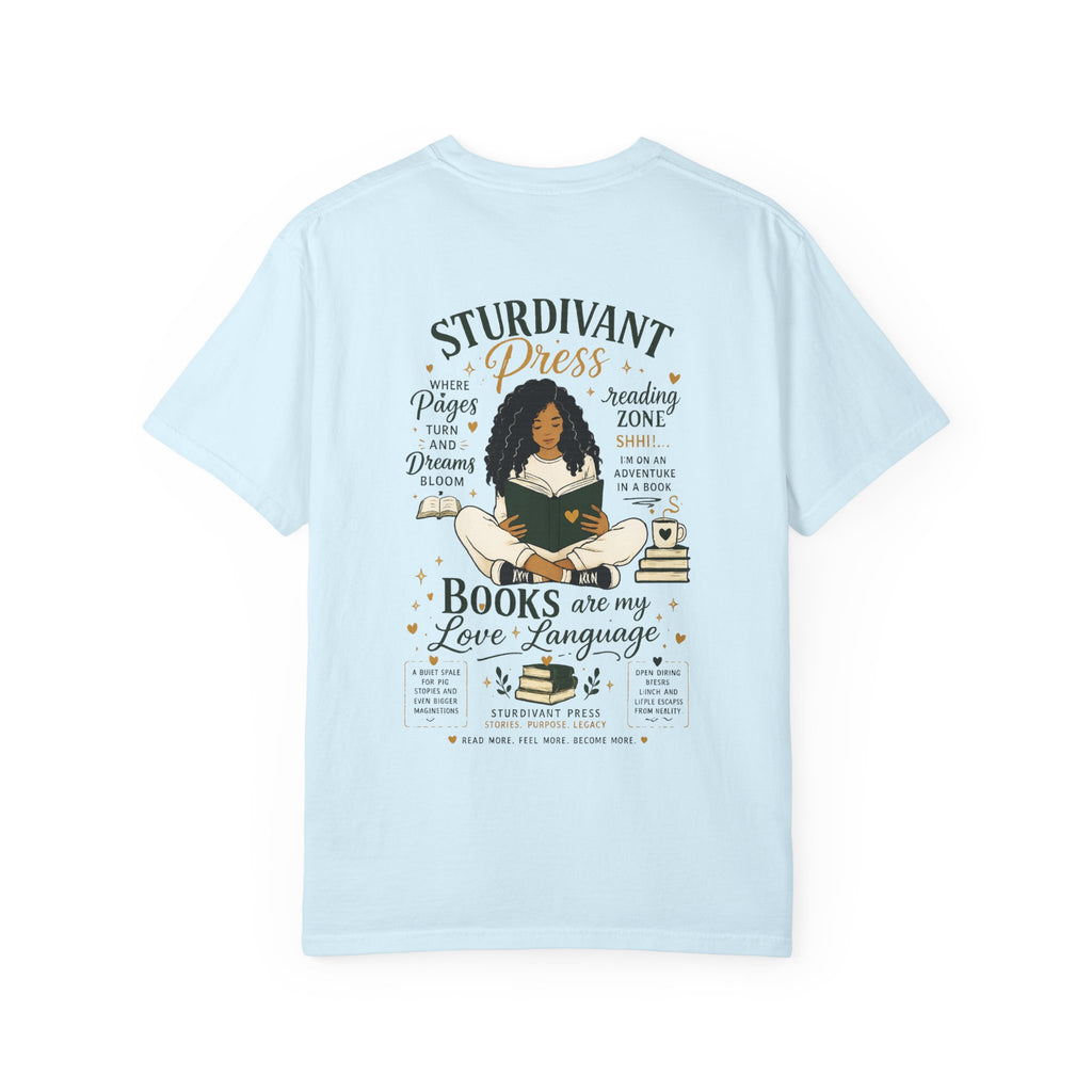 Book Lover T-Shirt — "Books Are My Love Language" Reading Tee