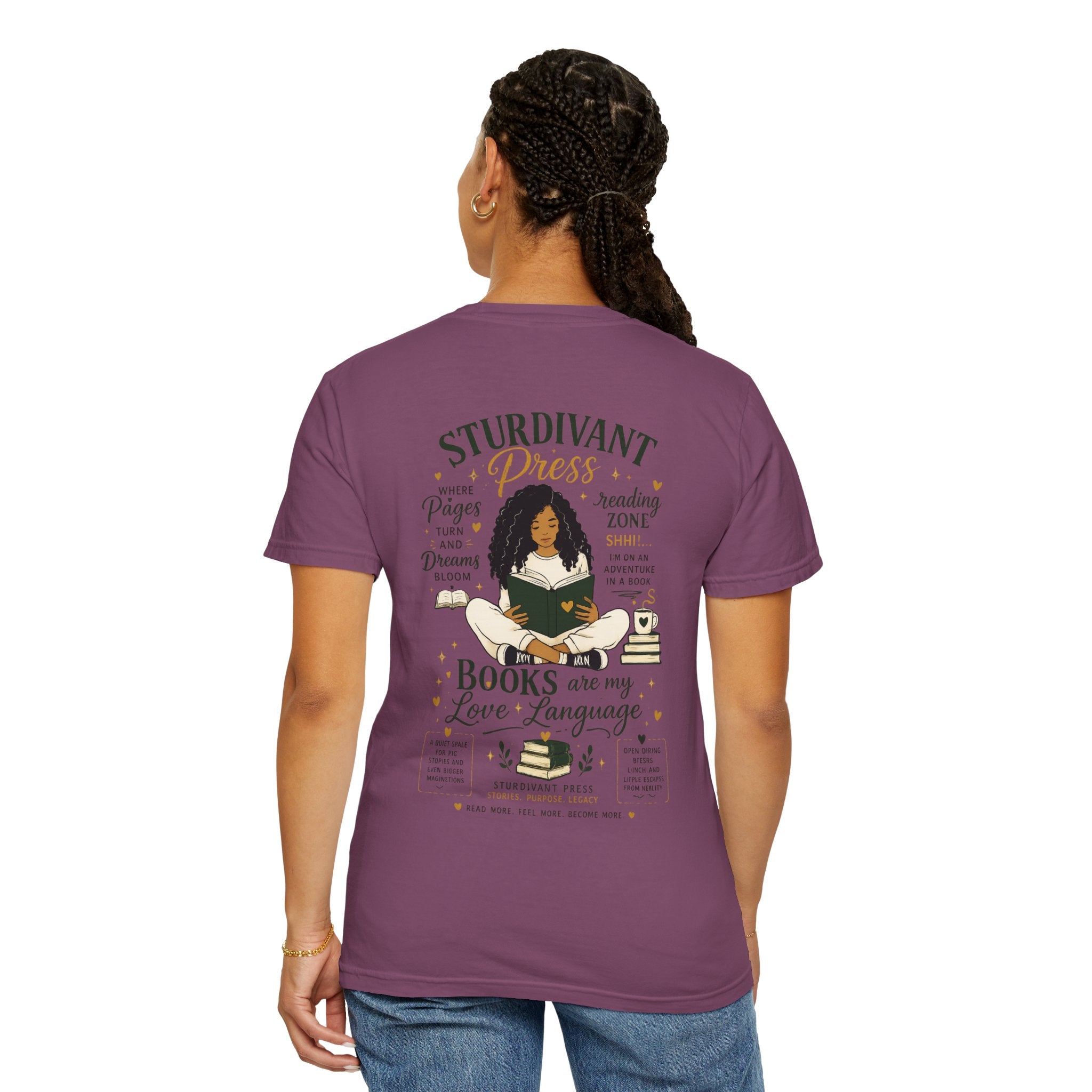 Book Lover T-Shirt — "Books Are My Love Language" Reading Tee