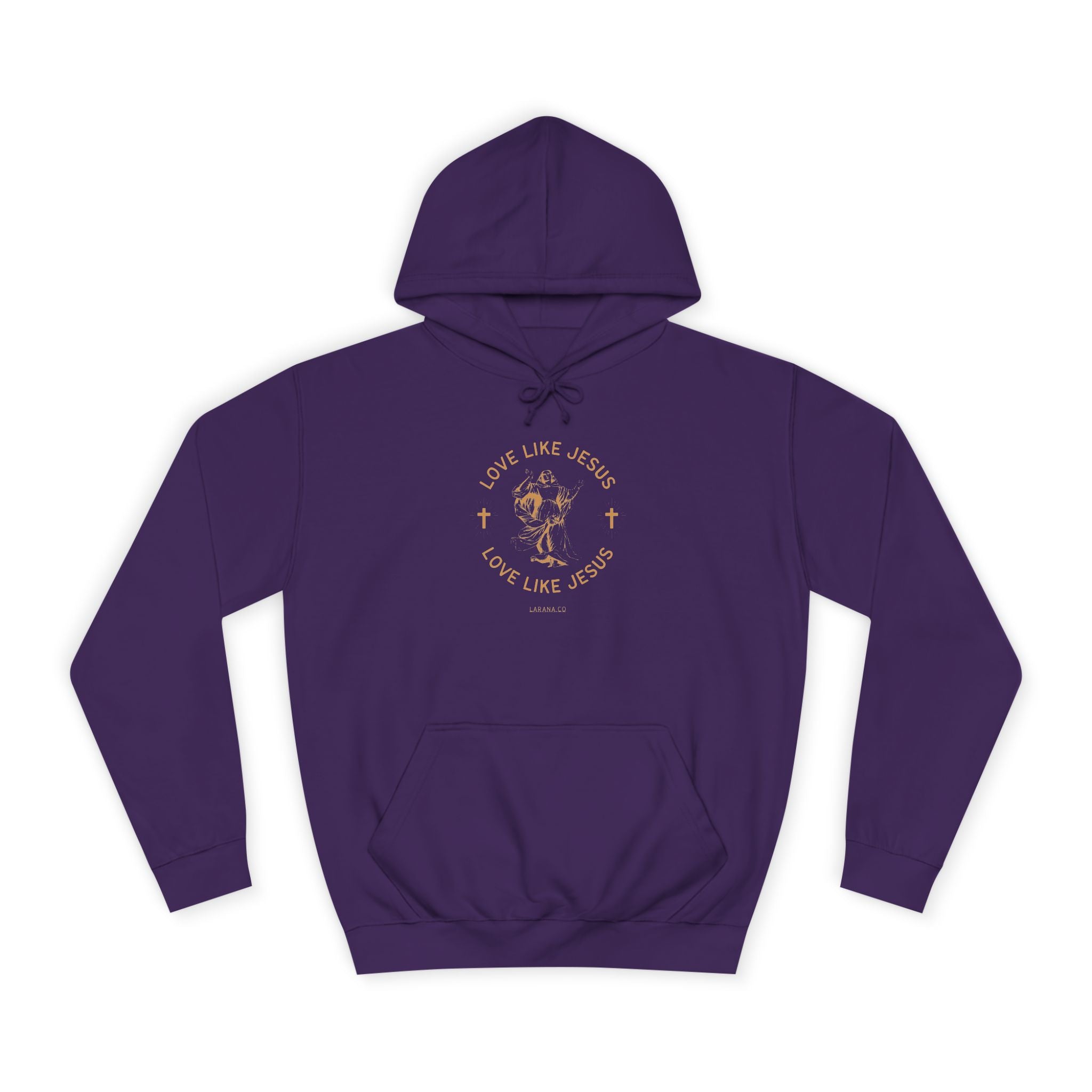 College Study Guide Hoodie — "Study Guide: Jesus" Inspirational Campus Pullover