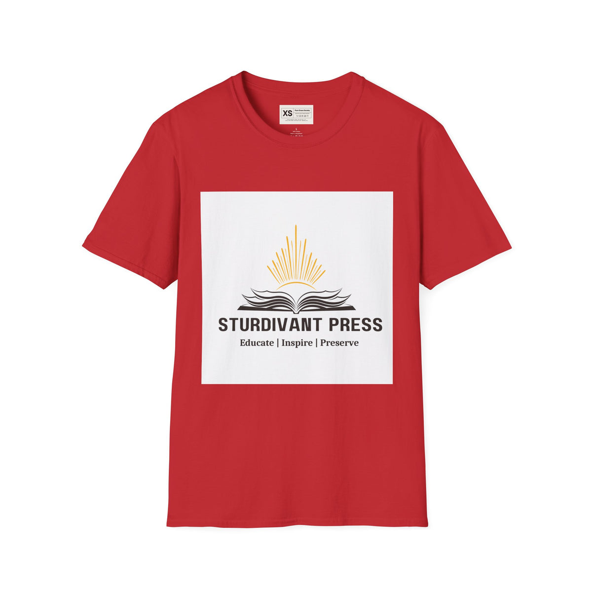 Minimal Lighthouse Logo T-Shirt — Coastal Nautical Graphic Tee