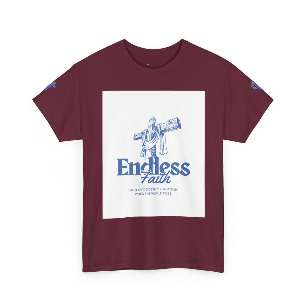 Faith Cross T‑Shirt — "Endless Faith" Christian Graphic Tee