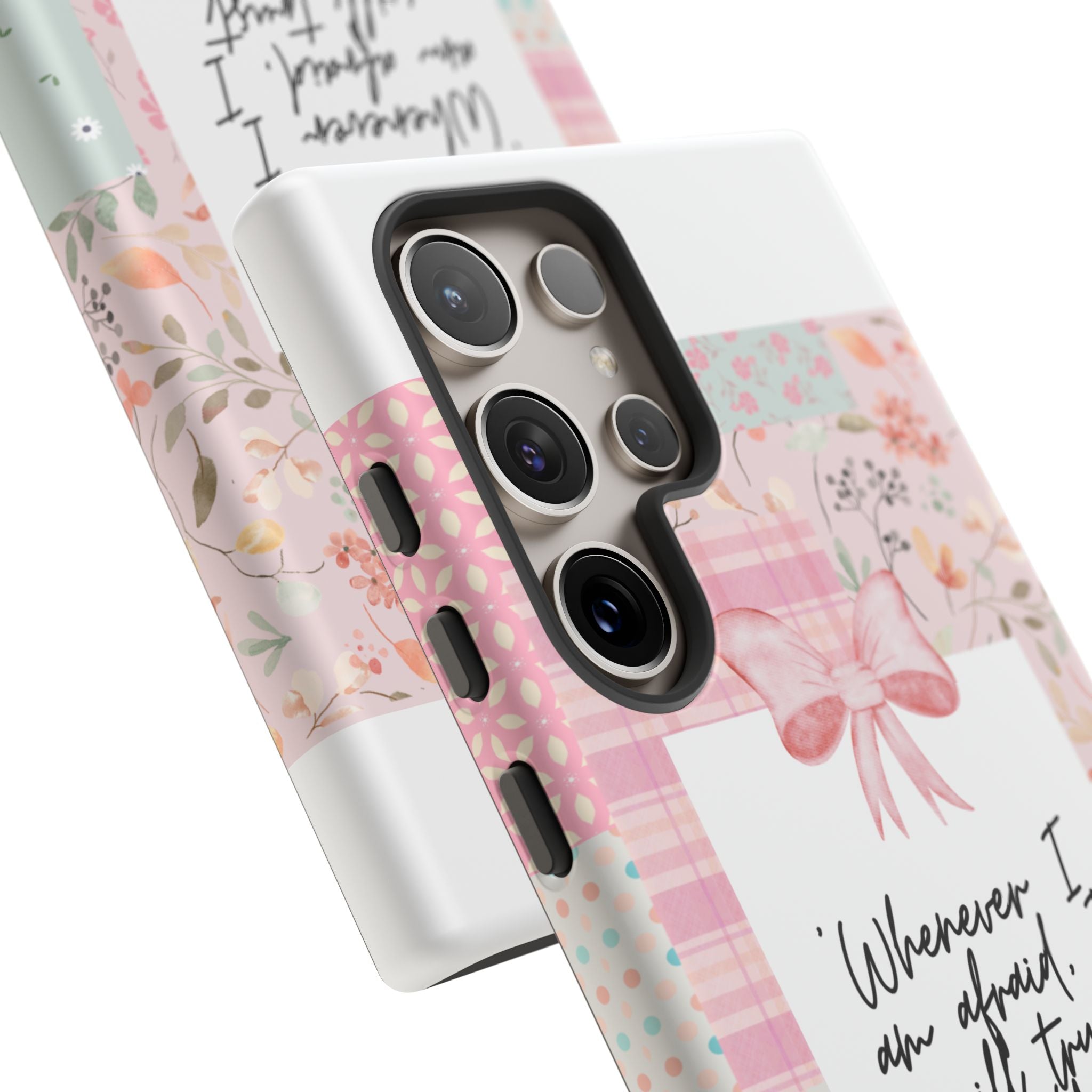 Inspirational Psalms Phone Case — "Whenever I am afraid, I will trust in You." (Psalms 56:3)