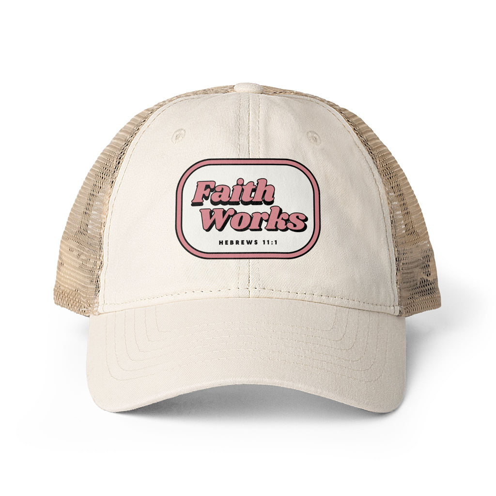 Women's Washed Mesh-Back Cap