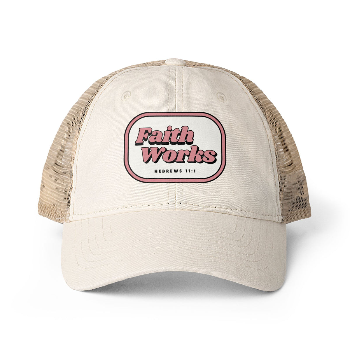 Women's Washed Mesh-Back Cap