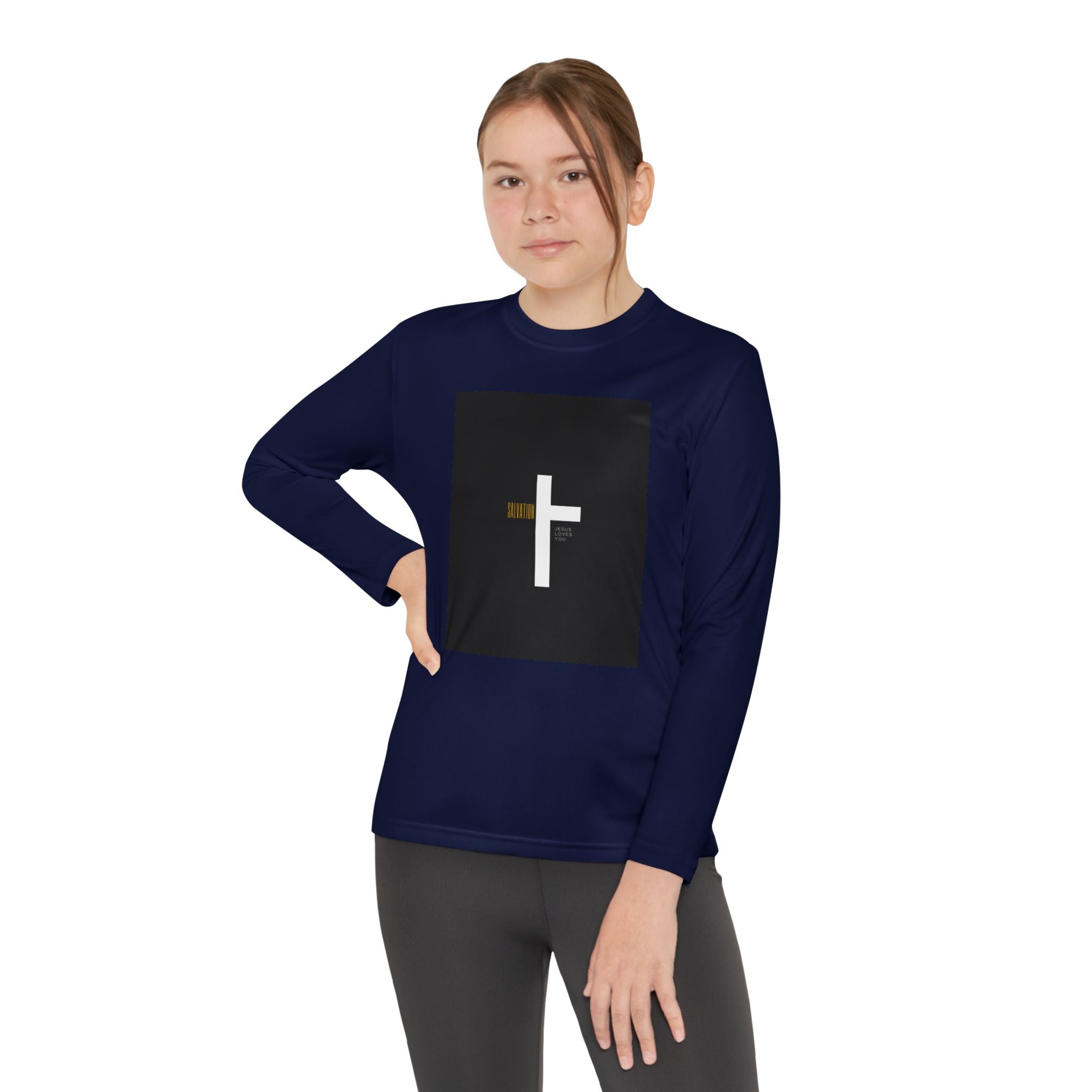 Youth Jesus Long Sleeve Tee — "King of Kings" Christian Shirt