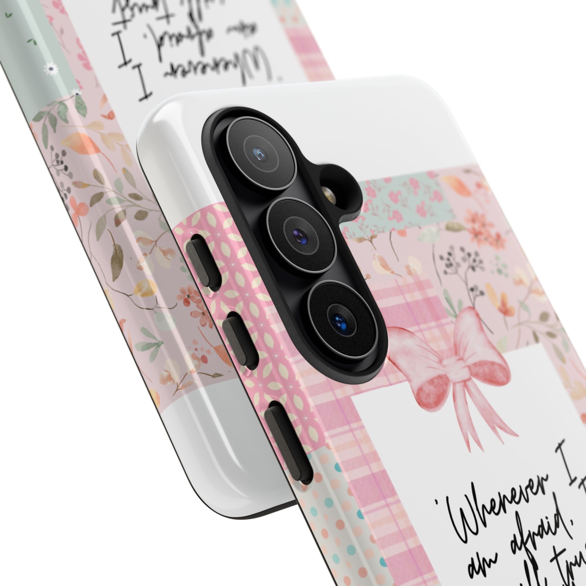 Inspirational Psalms Phone Case — "Whenever I am afraid, I will trust in You." (Psalms 56:3)