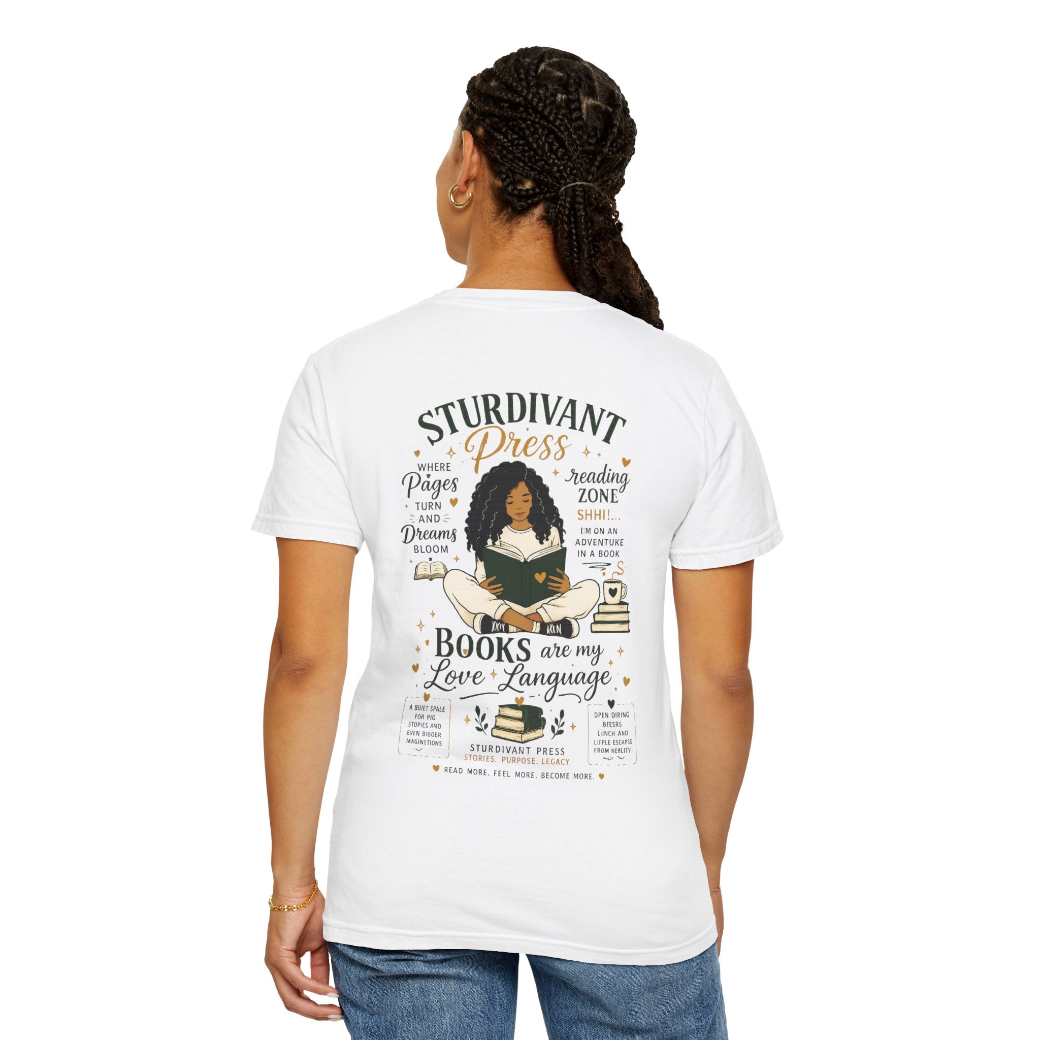 Book Lover T-Shirt — "Books Are My Love Language" Reading Tee