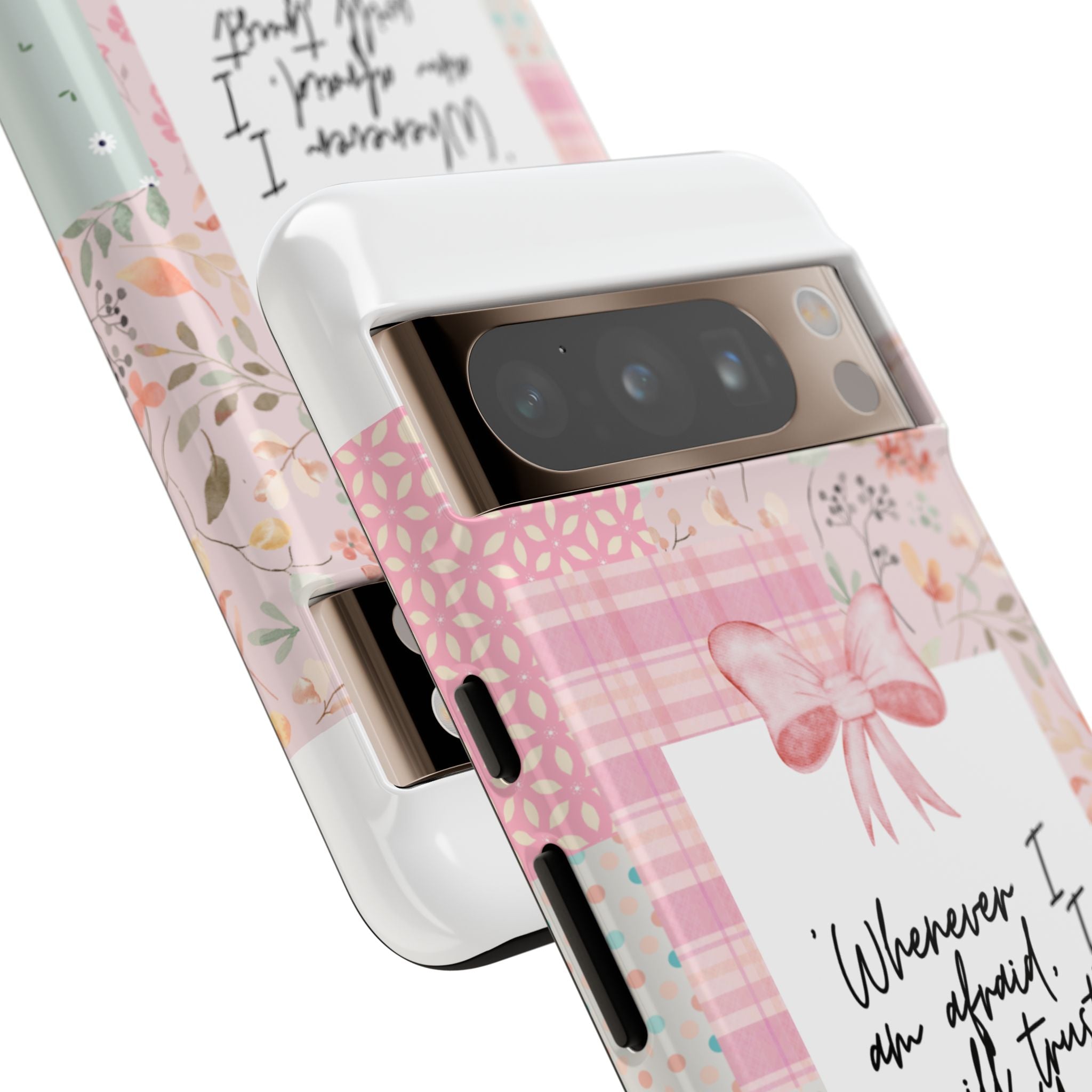 Inspirational Psalms Phone Case — "Whenever I am afraid, I will trust in You." (Psalms 56:3)
