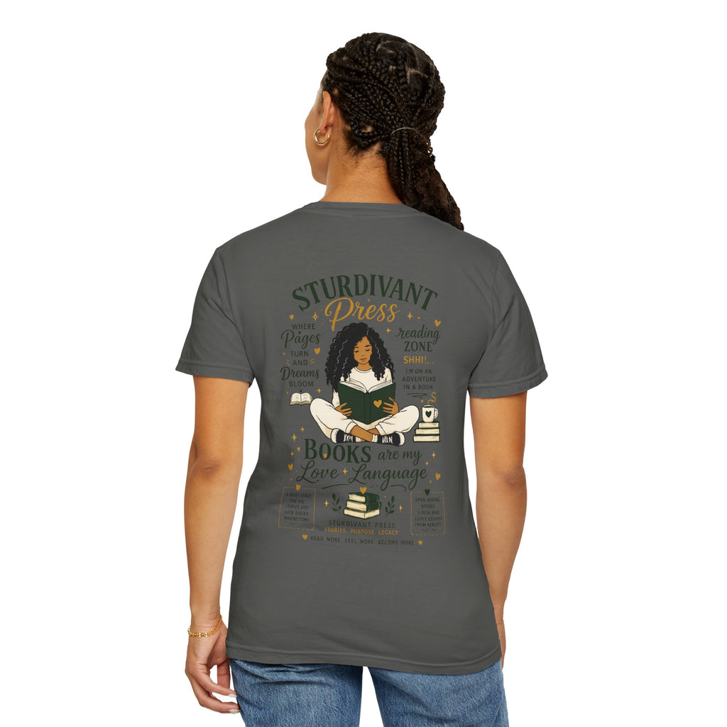 Book Lover T-Shirt — "Books Are My Love Language" Reading Tee