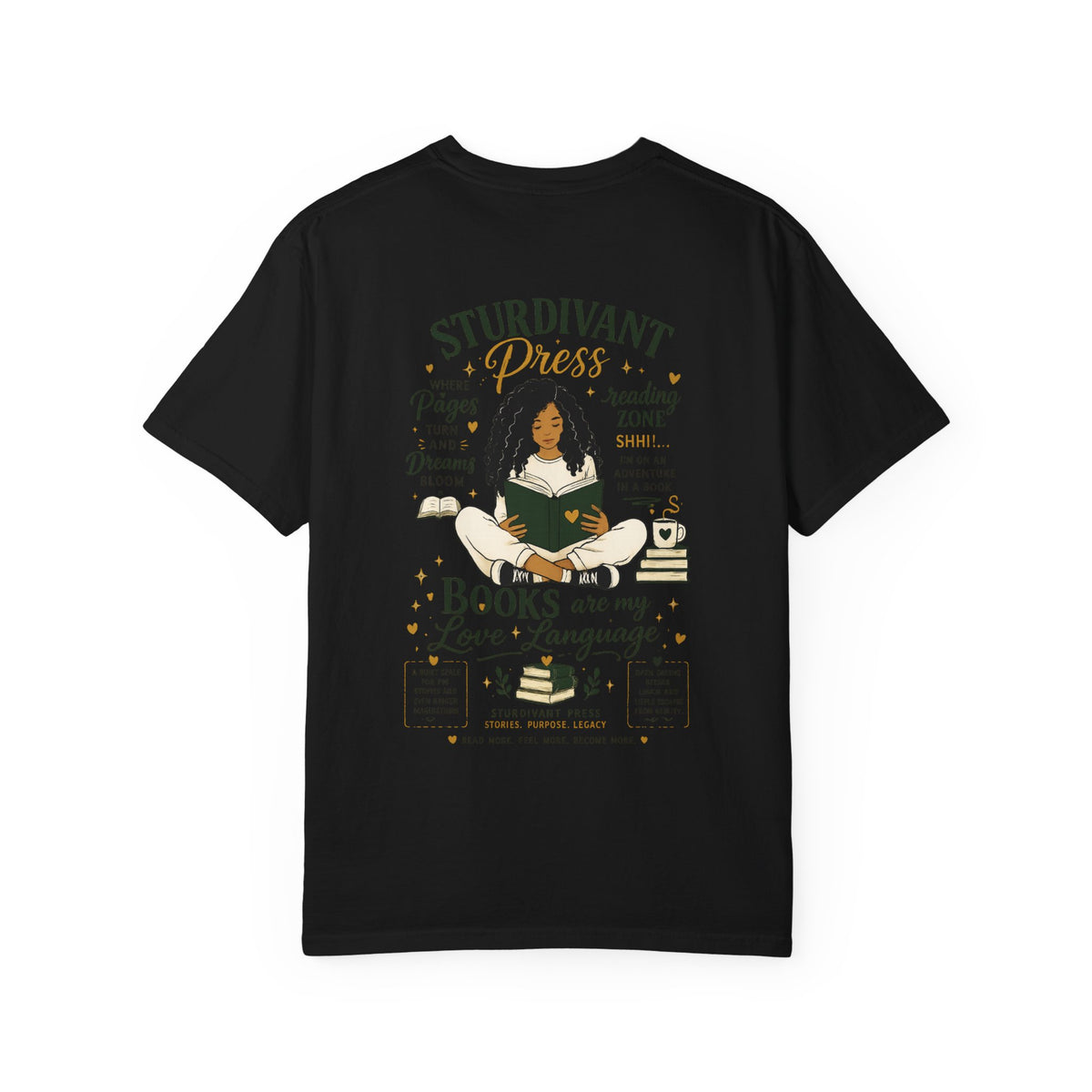 Book Lover T-Shirt — "Books Are My Love Language" Reading Tee