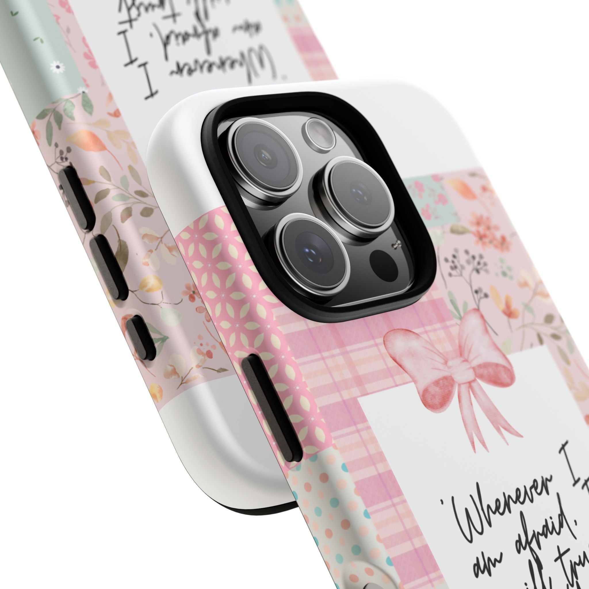 Inspirational Psalms Phone Case — "Whenever I am afraid, I will trust in You." (Psalms 56:3)