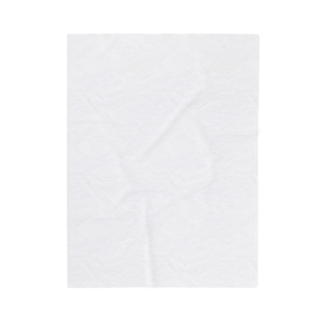 Velveteen Blanket — "Grow in Peace" Botanical Plush Throw