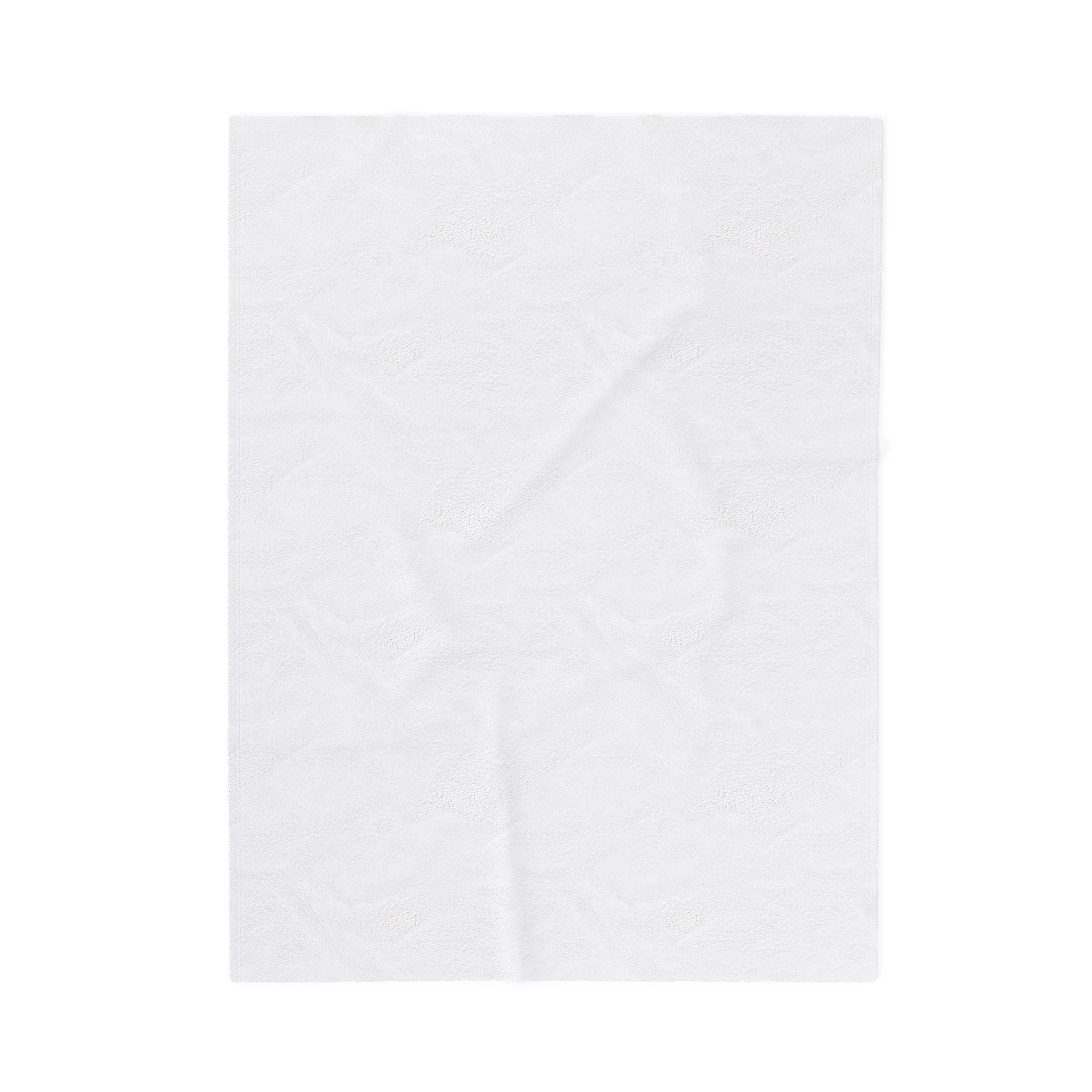Velveteen Blanket — "Grow in Peace" Botanical Plush Throw