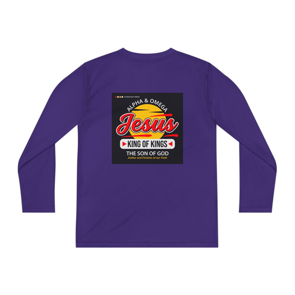 Youth Jesus Long Sleeve Tee — "King of Kings" Christian Shirt