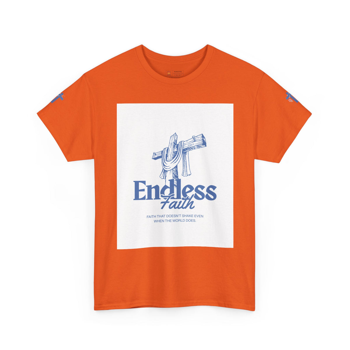 Faith Cross T‑Shirt — "Endless Faith" Christian Graphic Tee