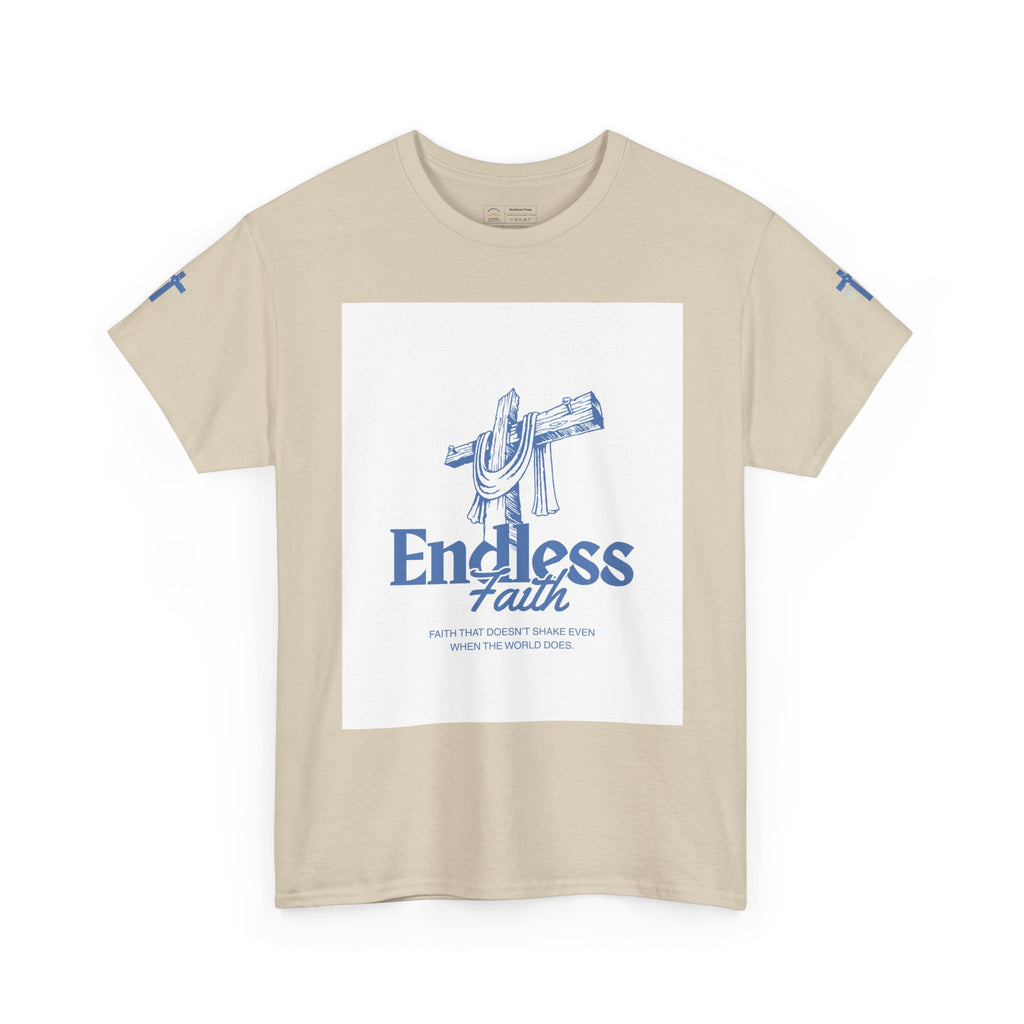 Faith Cross T‑Shirt — "Endless Faith" Christian Graphic Tee