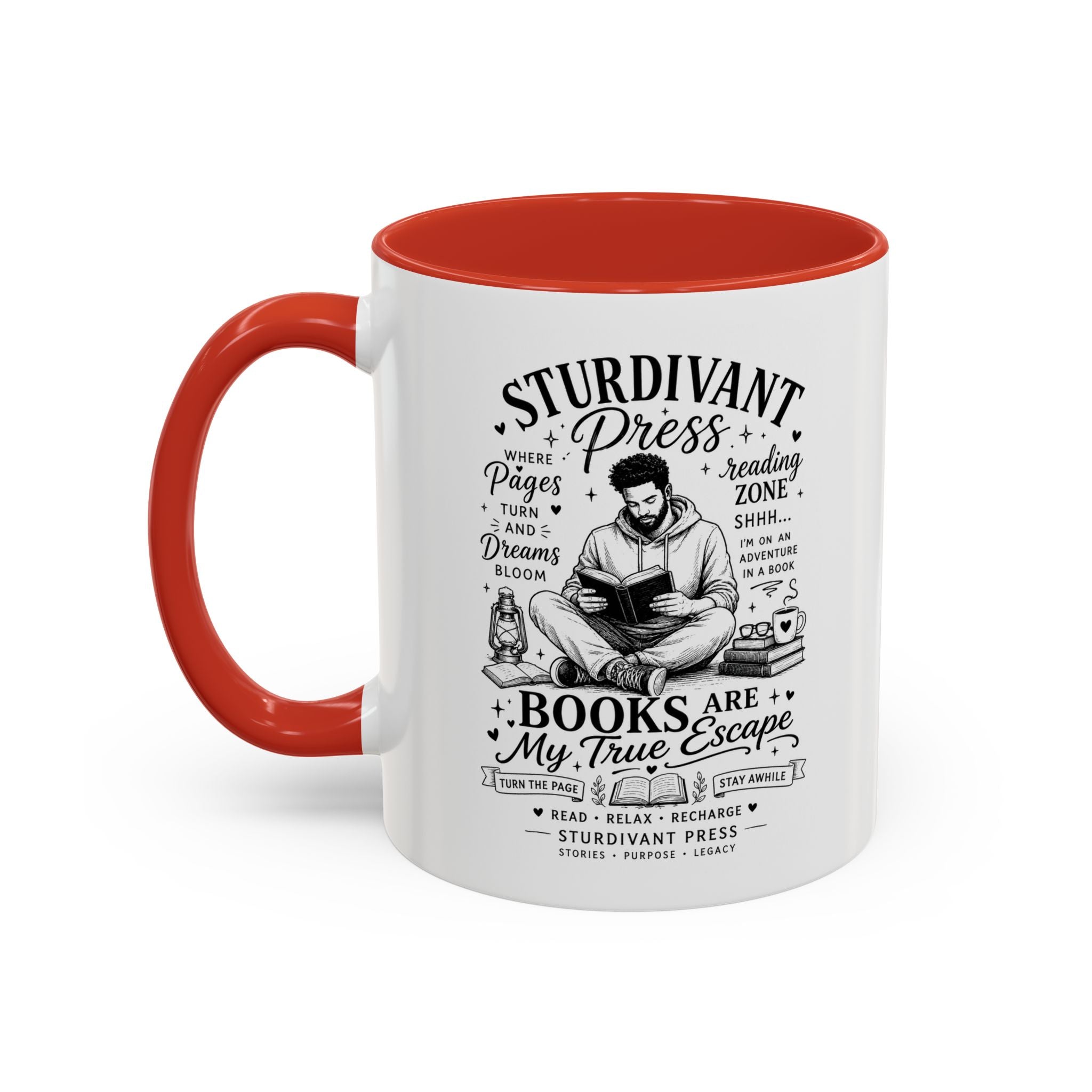Sturdivant Press Publishing Logo Accent Coffee Mug (11/15oz)