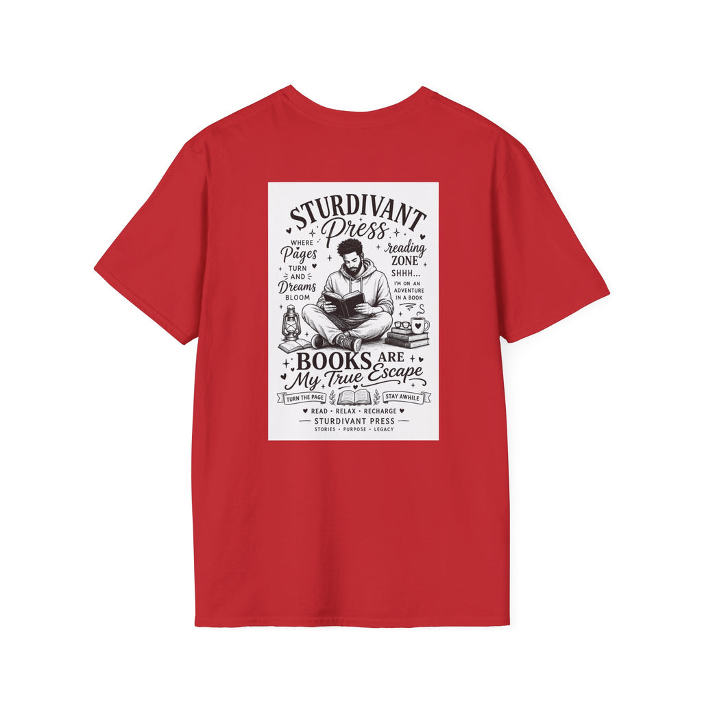 Minimal Lighthouse Logo T-Shirt — Coastal Nautical Graphic Tee