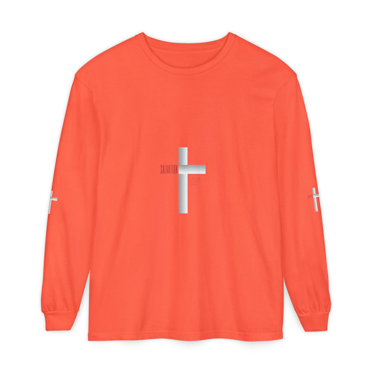 Christian Long Sleeve Tee — "The Messiah" Jerusalem Nazareth Design