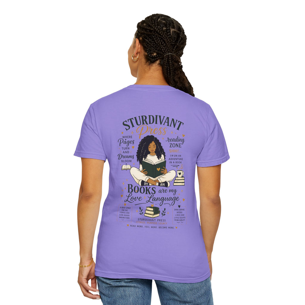 Book Lover T-Shirt — "Books Are My Love Language" Reading Tee