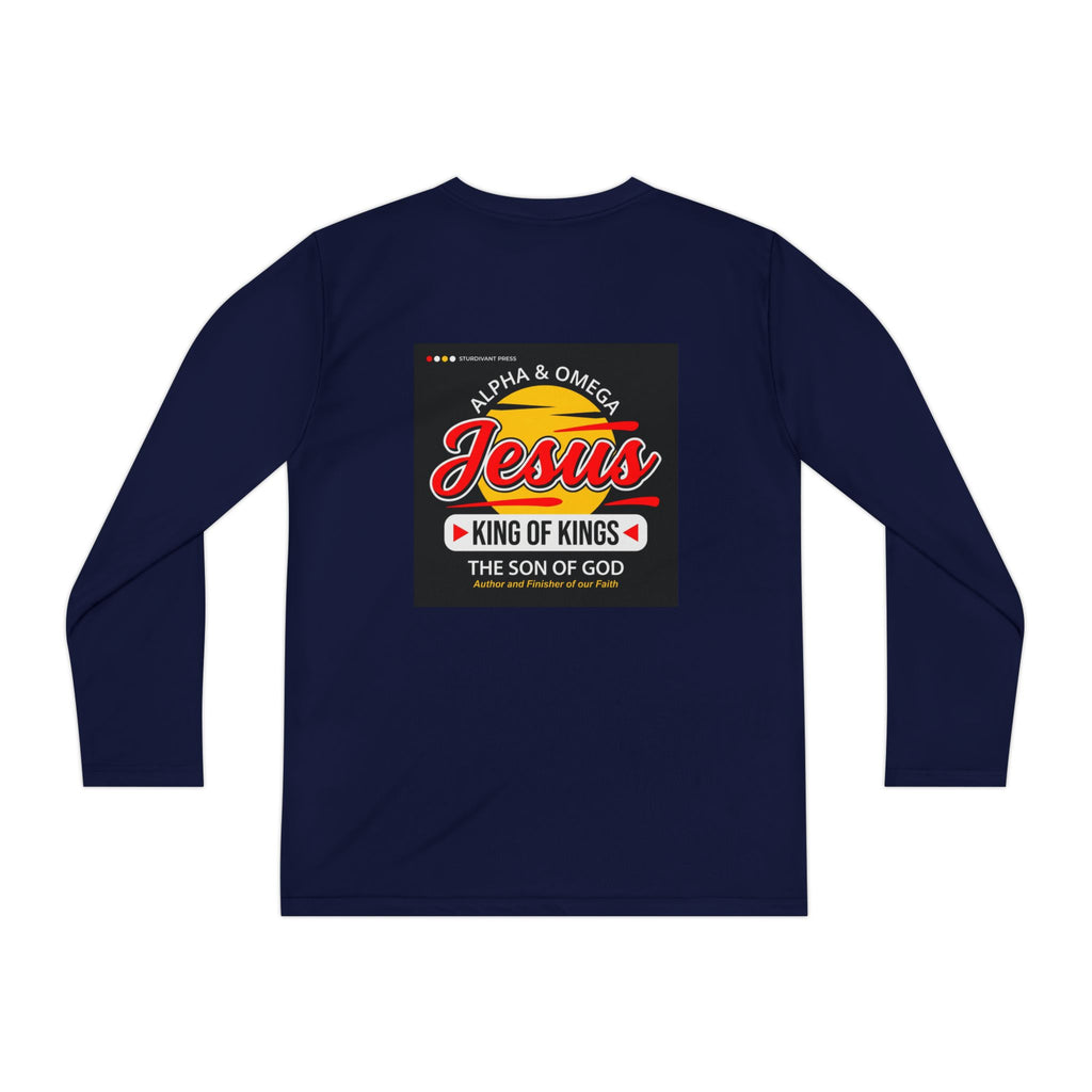 Youth Jesus Long Sleeve Tee — "King of Kings" Christian Shirt