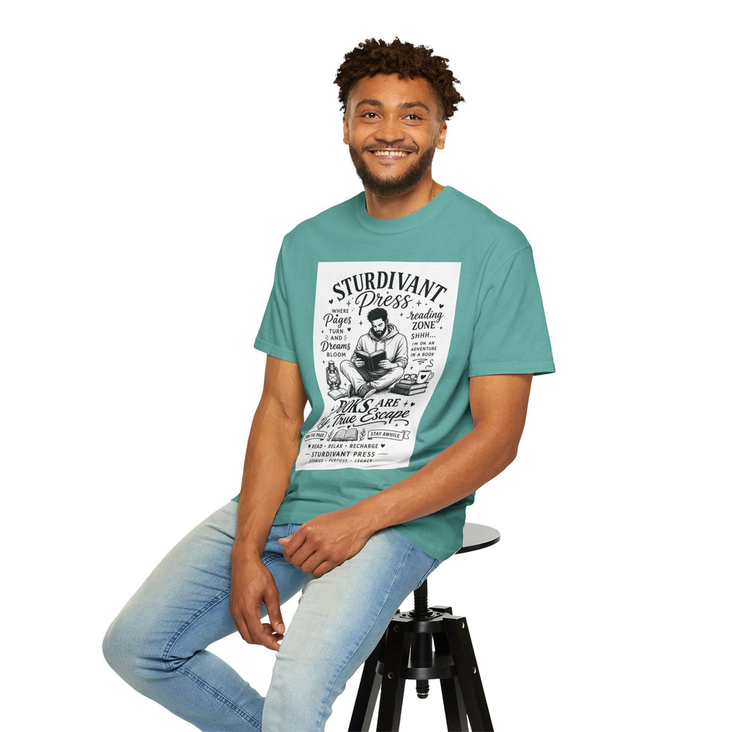 Reading Escape T-Shirt — “Books Are My True Escape” Literary Tee