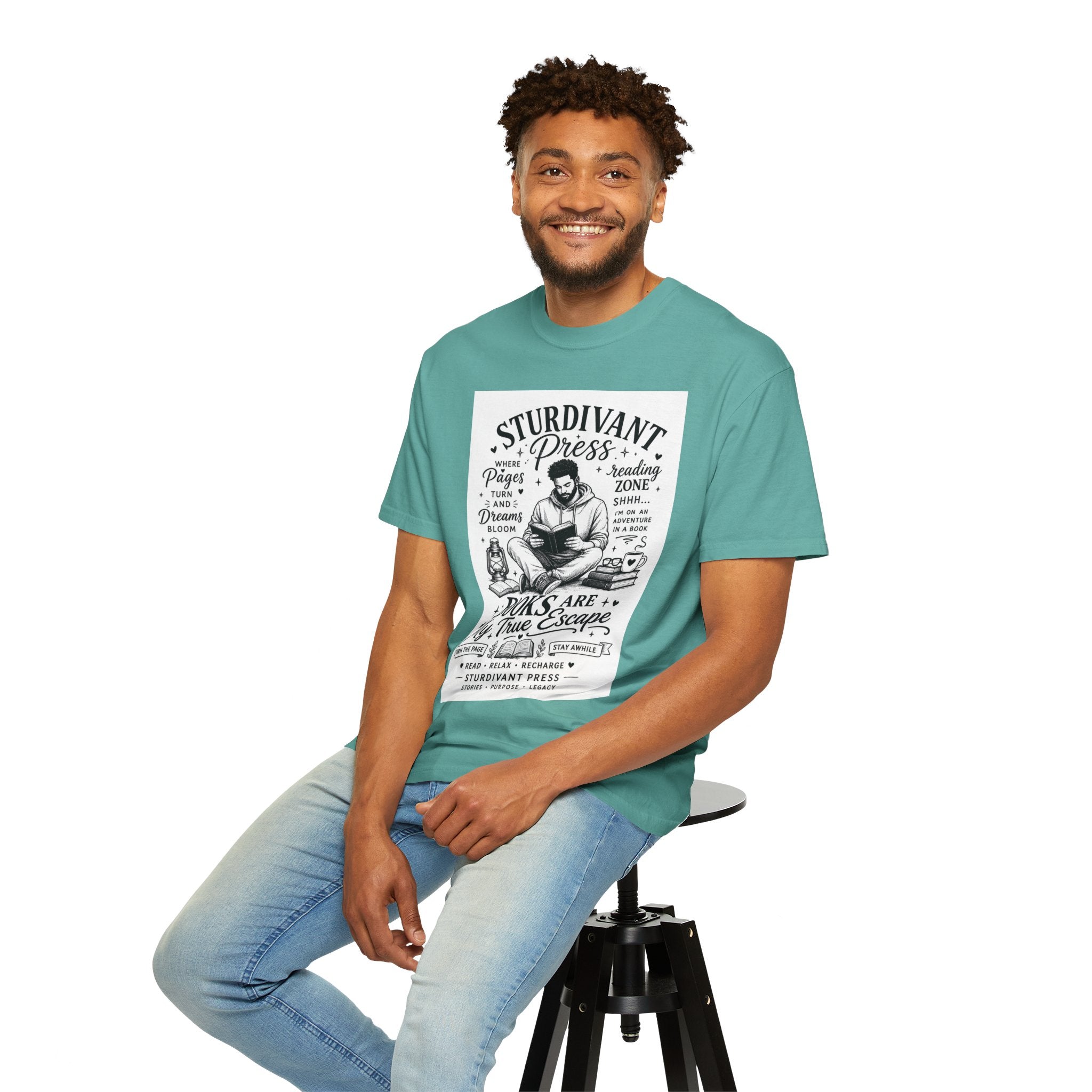 Reading Escape T-Shirt — “Books Are My True Escape” Literary Tee
