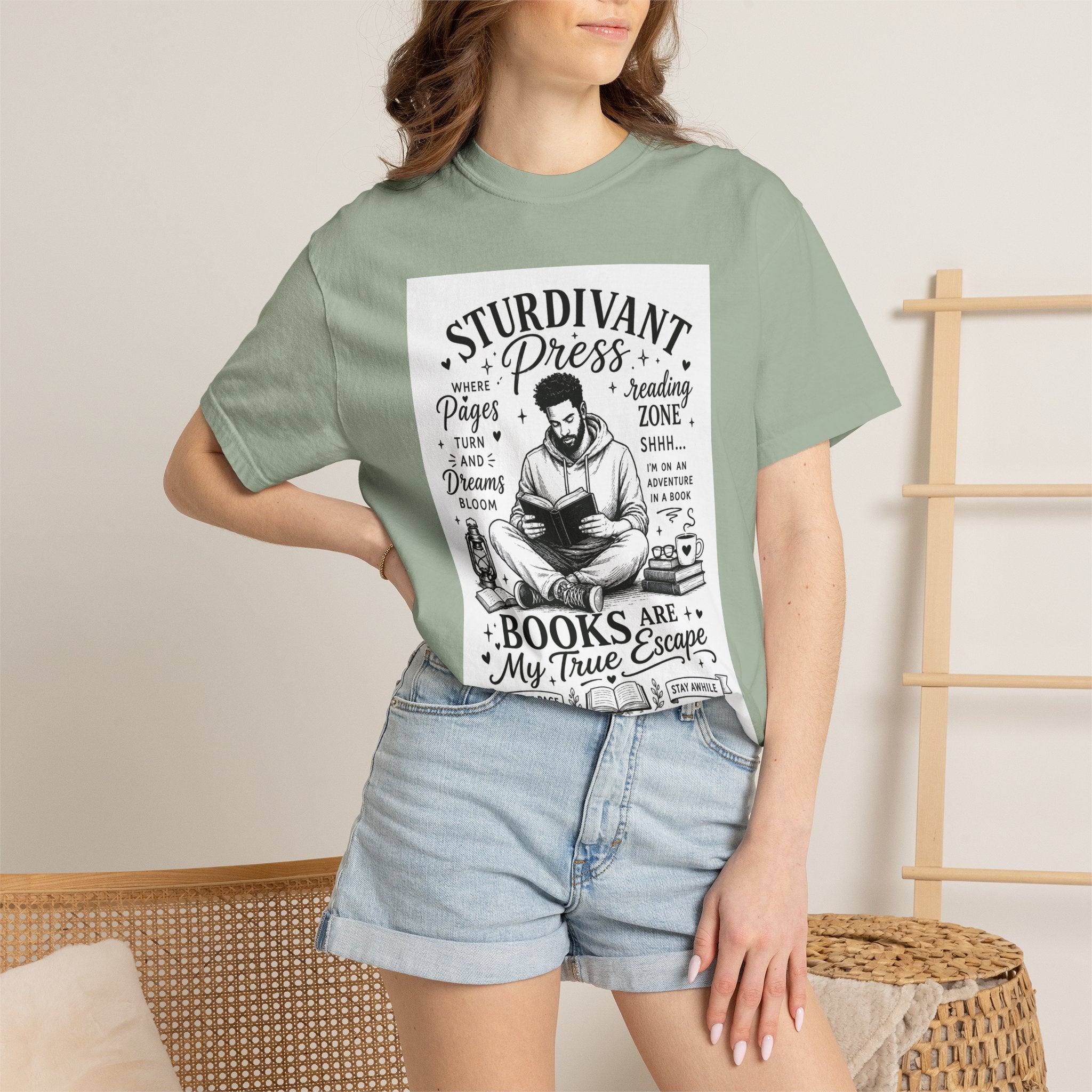 Reading Escape T-Shirt — “Books Are My True Escape” Literary Tee