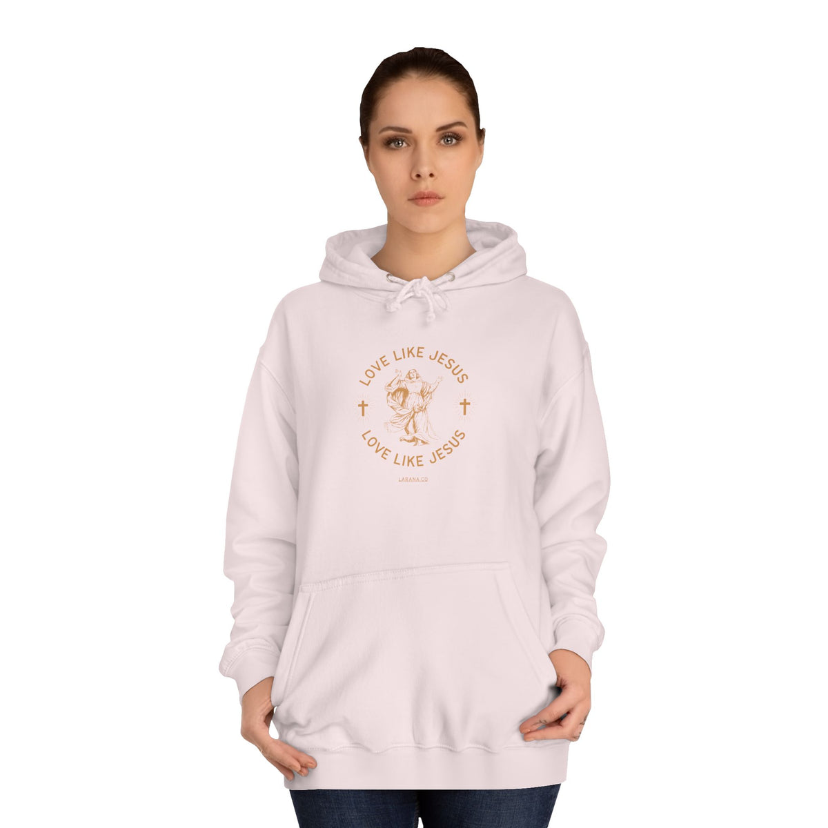 College Study Guide Hoodie — "Study Guide: Jesus" Inspirational Campus Pullover