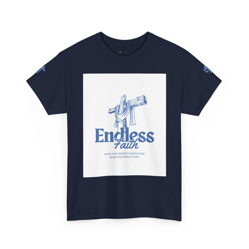Faith Cross T‑Shirt — "Endless Faith" Christian Graphic Tee