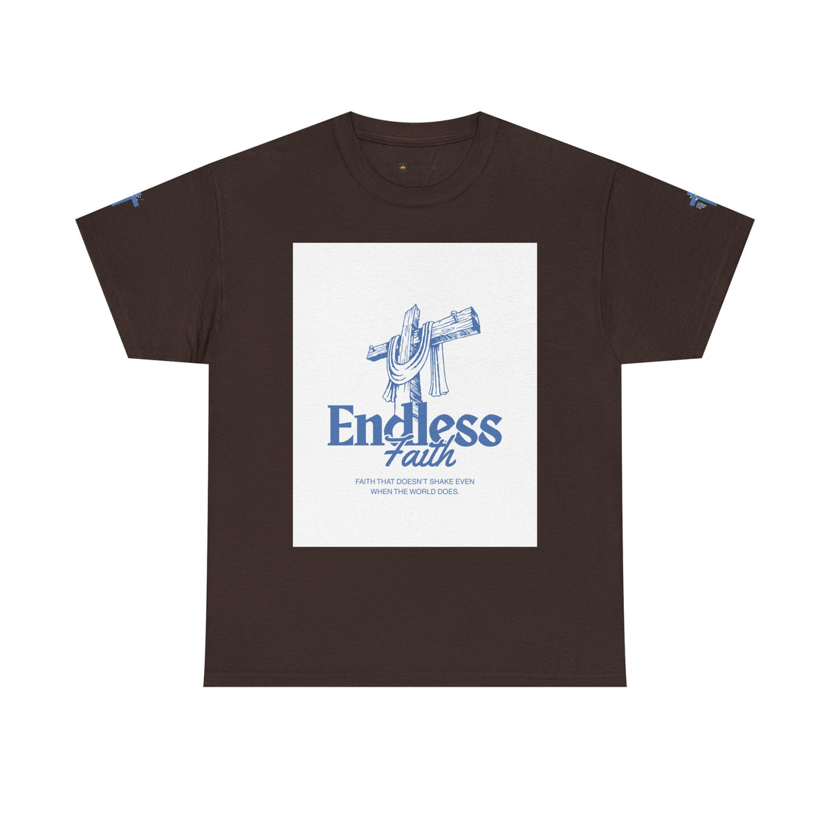 Faith Cross T‑Shirt — "Endless Faith" Christian Graphic Tee