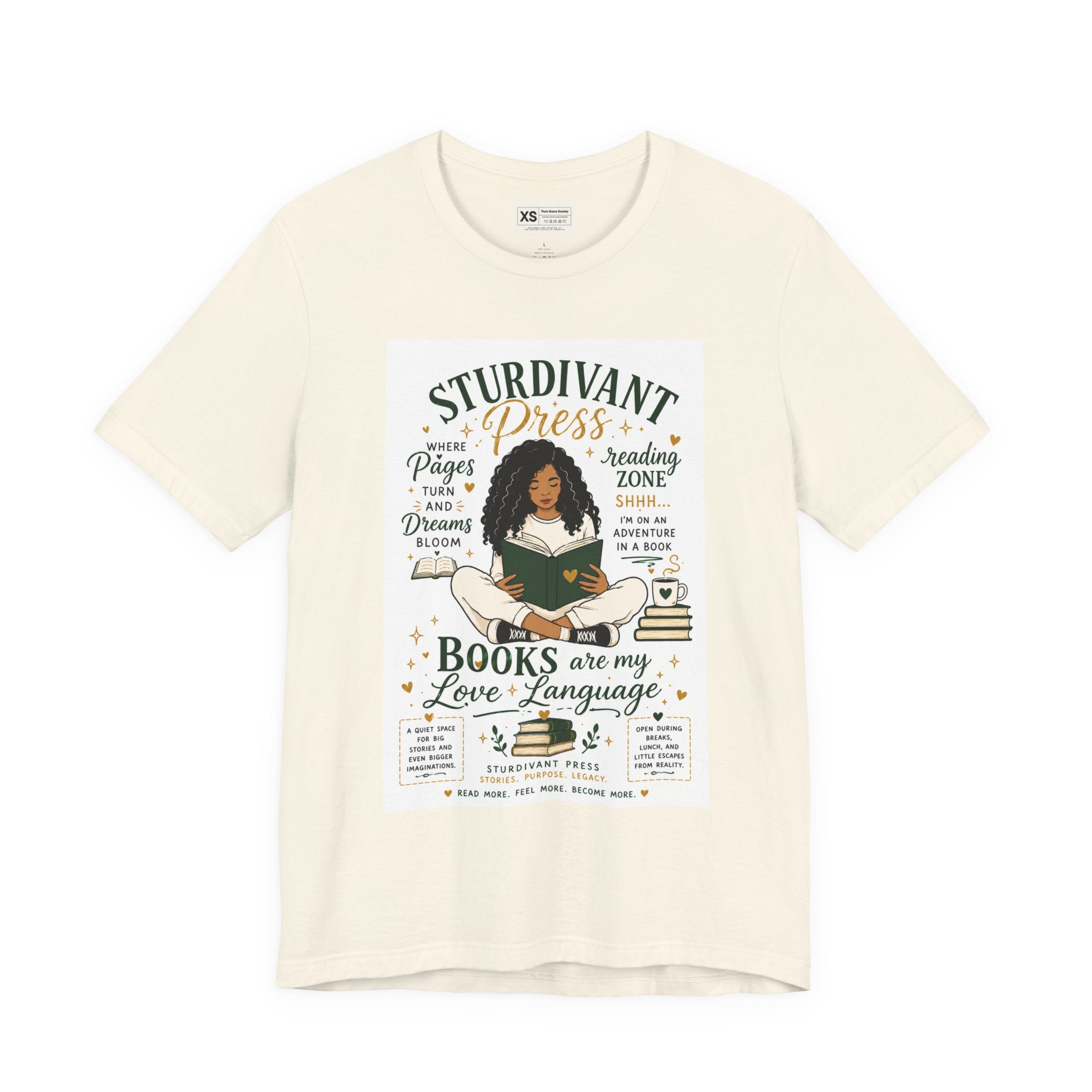Booklover T‑Shirt — “Books Are My Love Language” Reading Tee