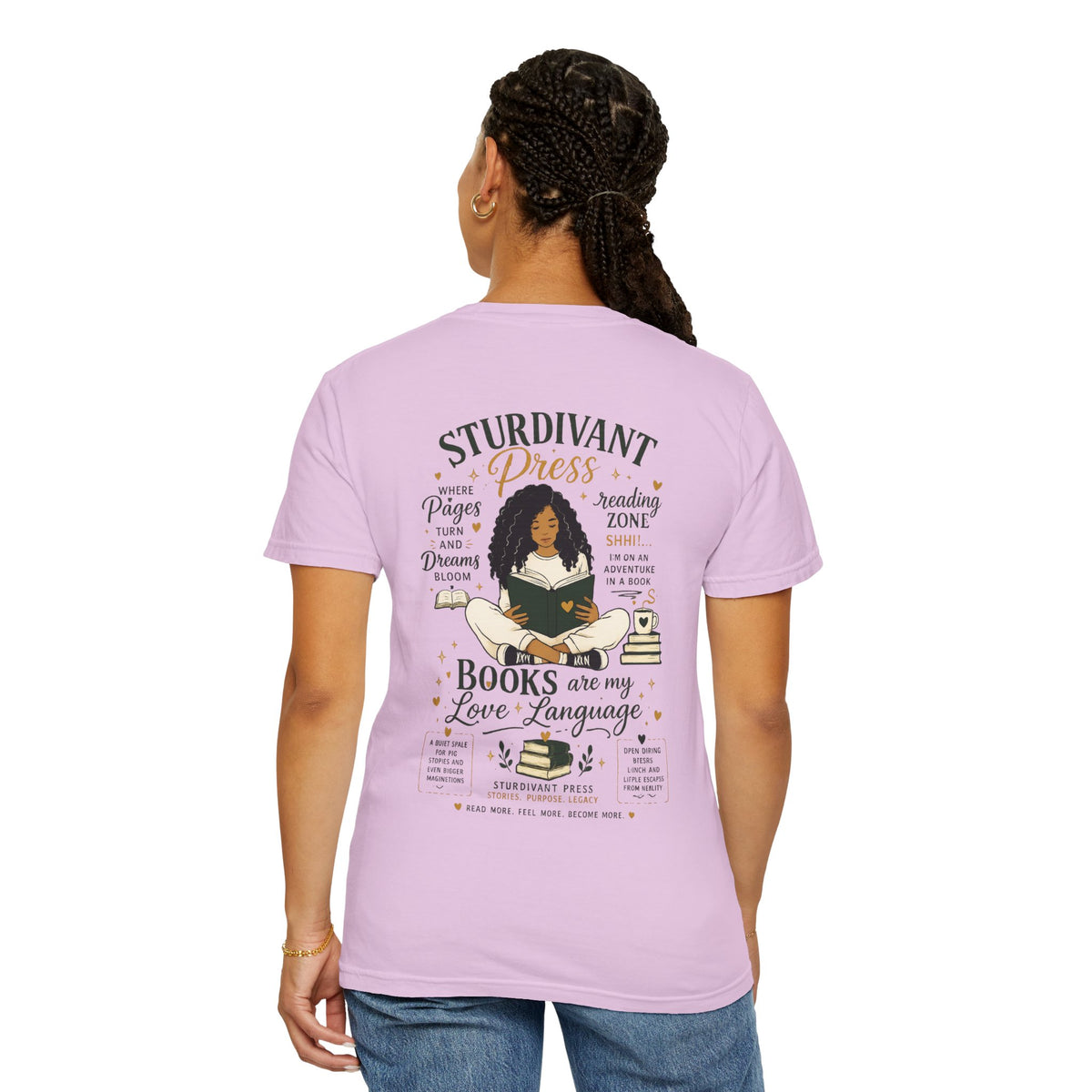 Book Lover T-Shirt — "Books Are My Love Language" Reading Tee