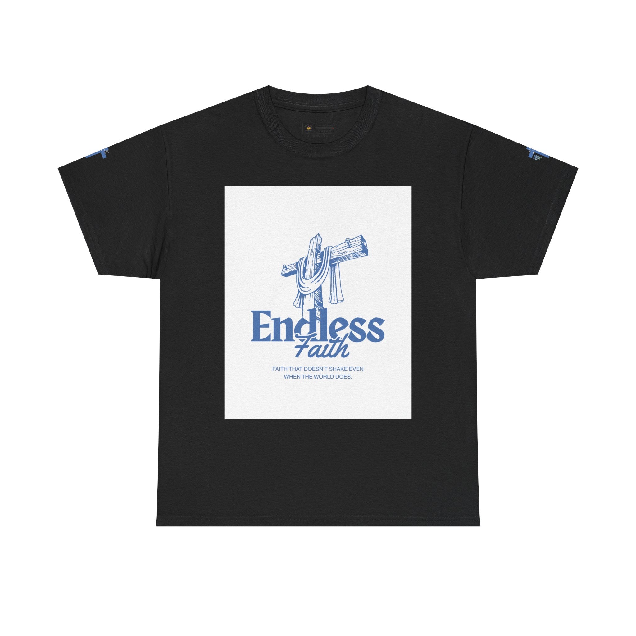 Faith Cross T‑Shirt — "Endless Faith" Christian Graphic Tee