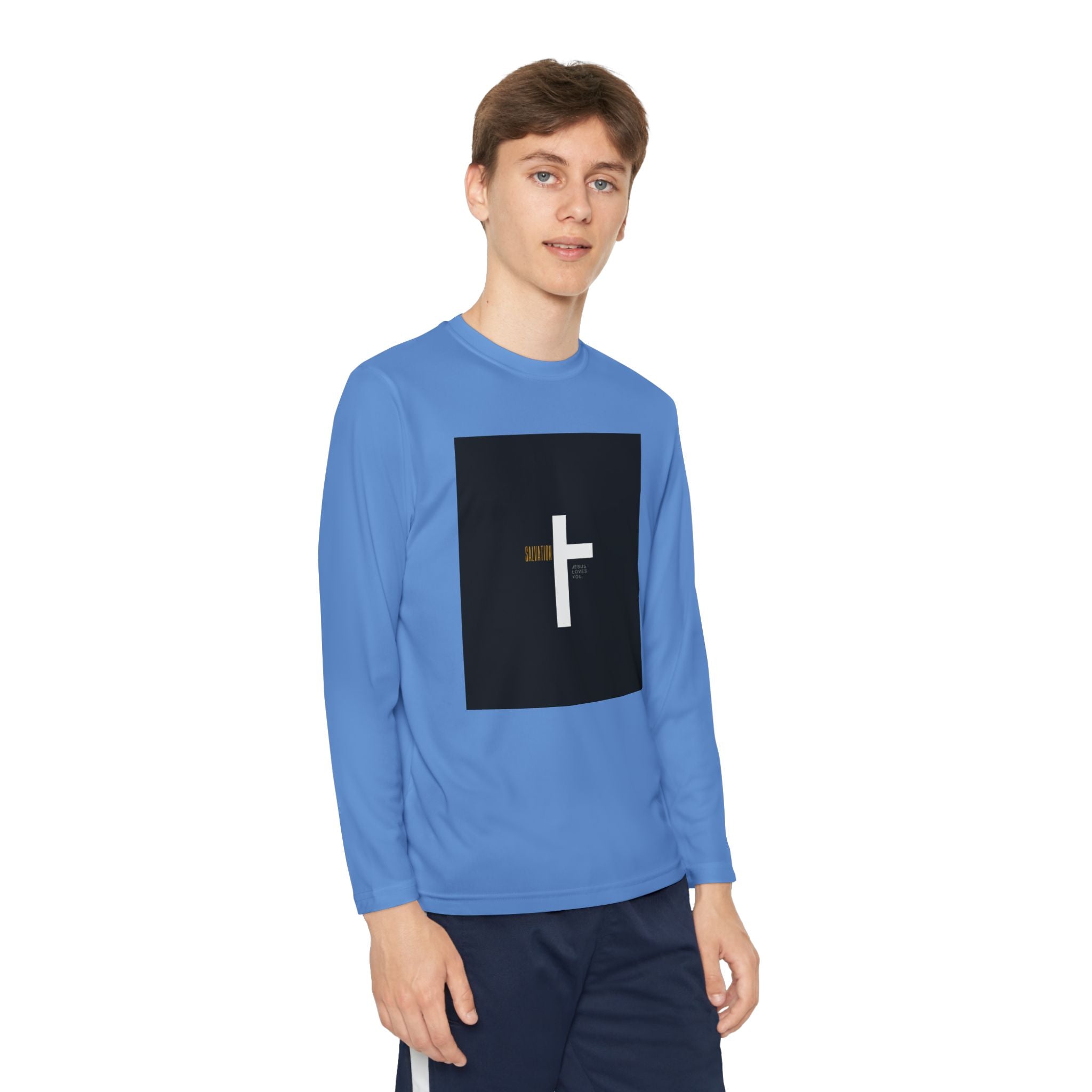 Youth Jesus Long Sleeve Tee — "King of Kings" Christian Shirt