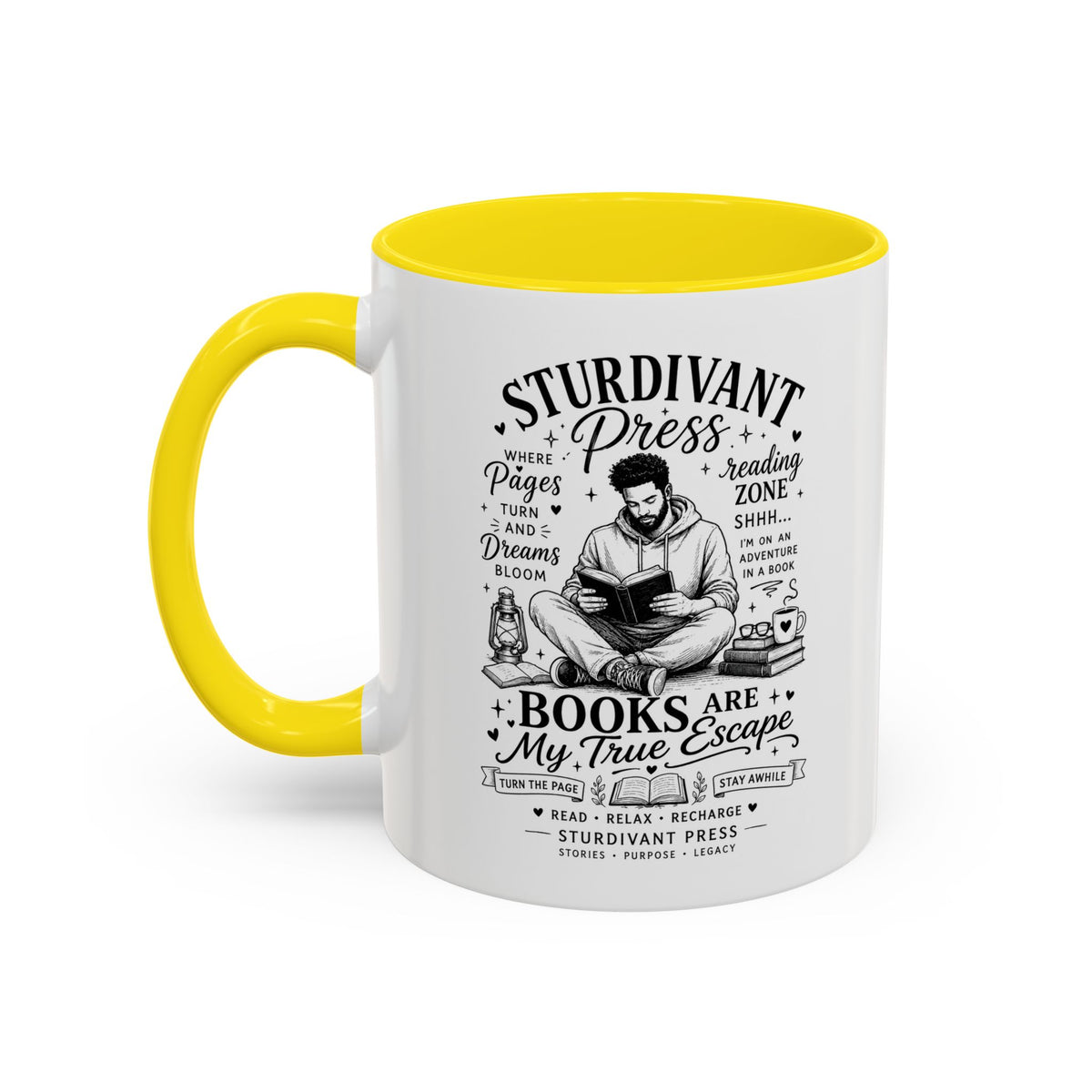 Sturdivant Press Publishing Logo Accent Coffee Mug (11/15oz)
