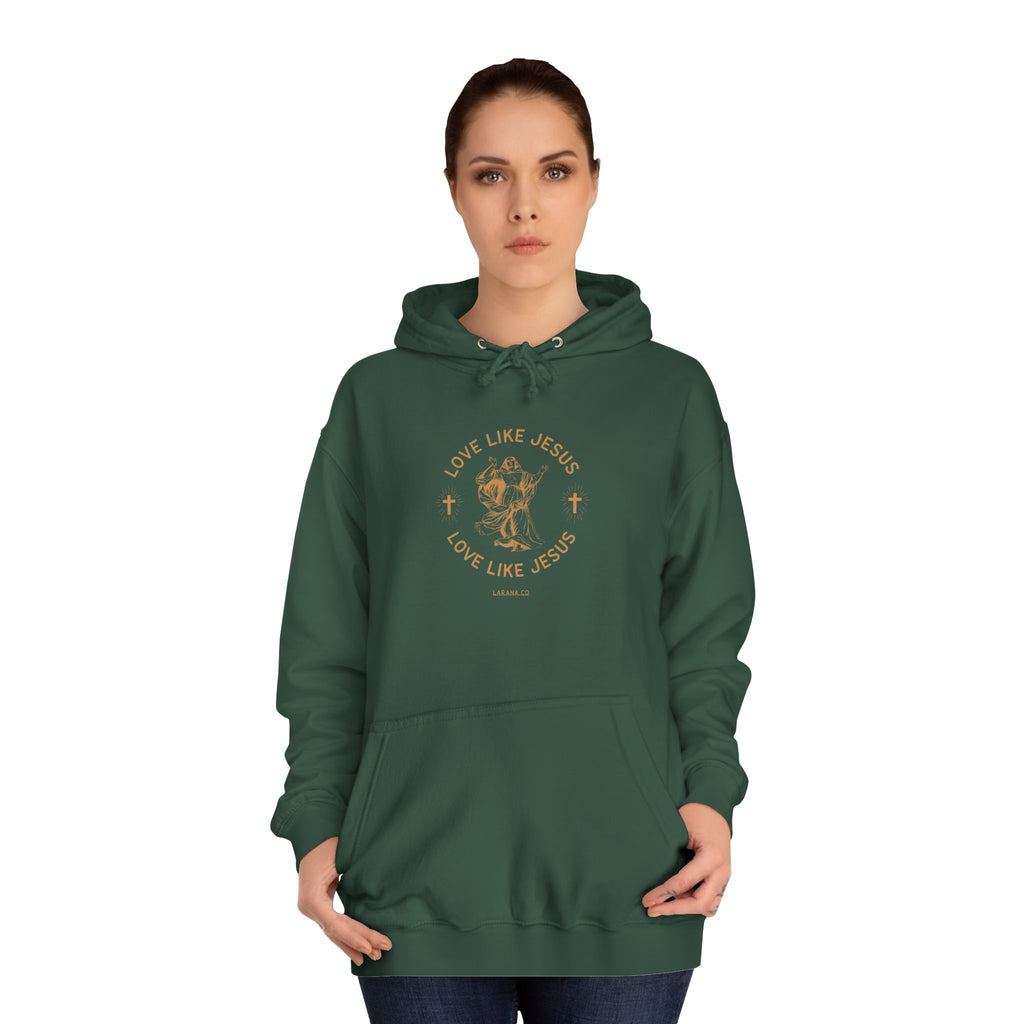 College Study Guide Hoodie — "Study Guide: Jesus" Inspirational Campus Pullover