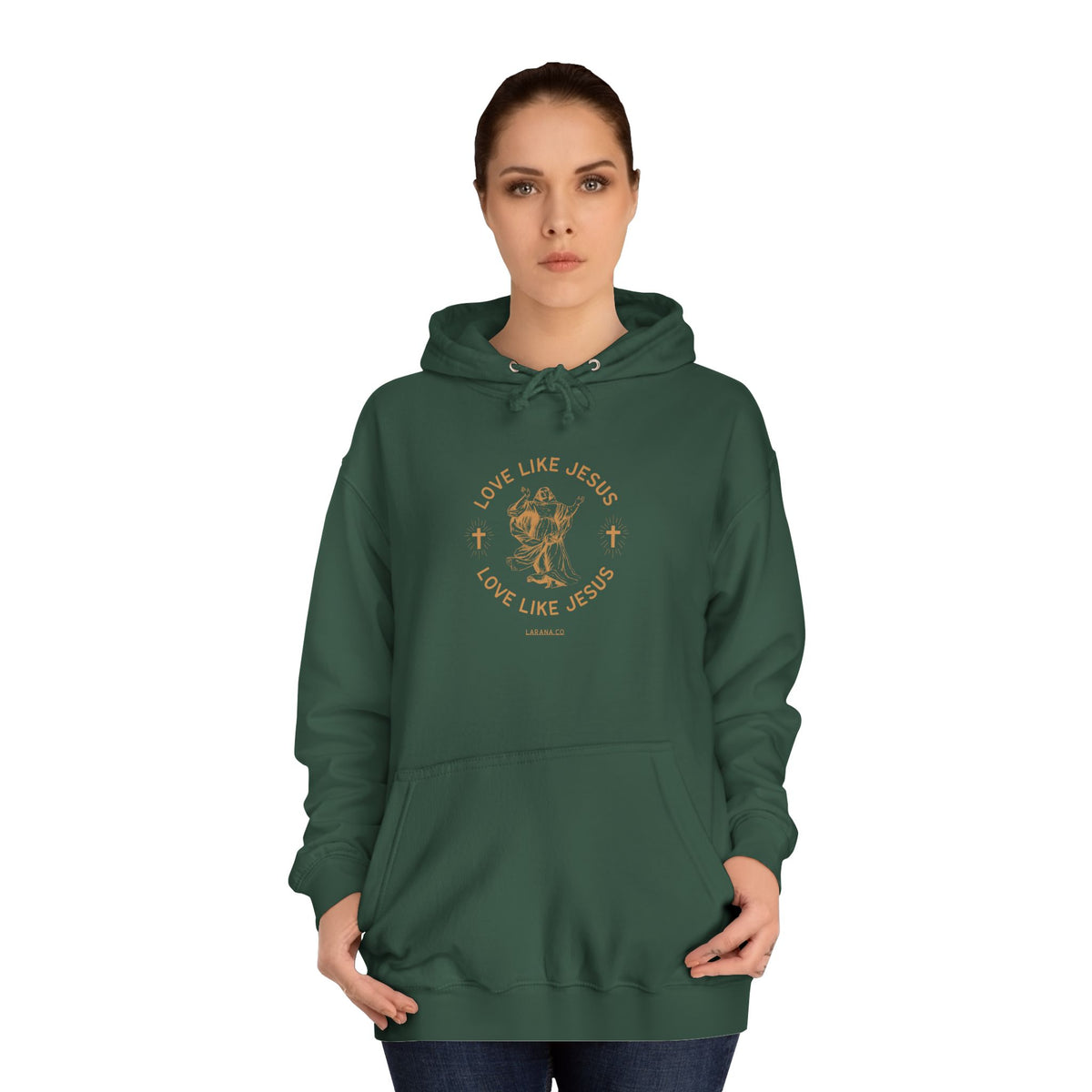 College Study Guide Hoodie — "Study Guide: Jesus" Inspirational Campus Pullover
