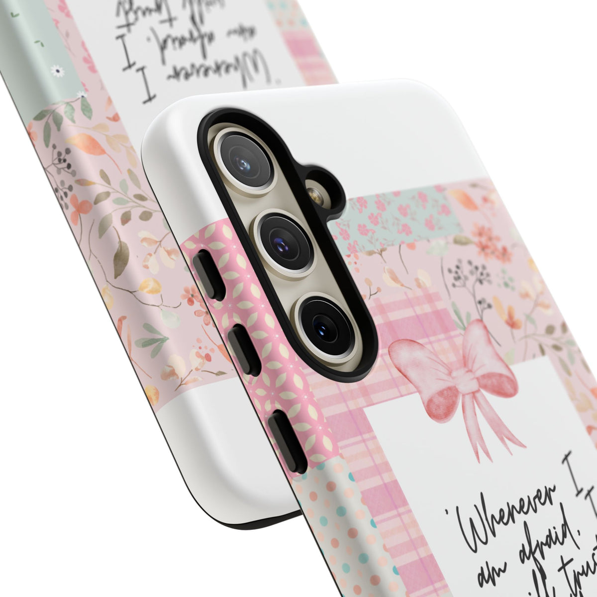 Inspirational Psalms Phone Case — "Whenever I am afraid, I will trust in You." (Psalms 56:3)