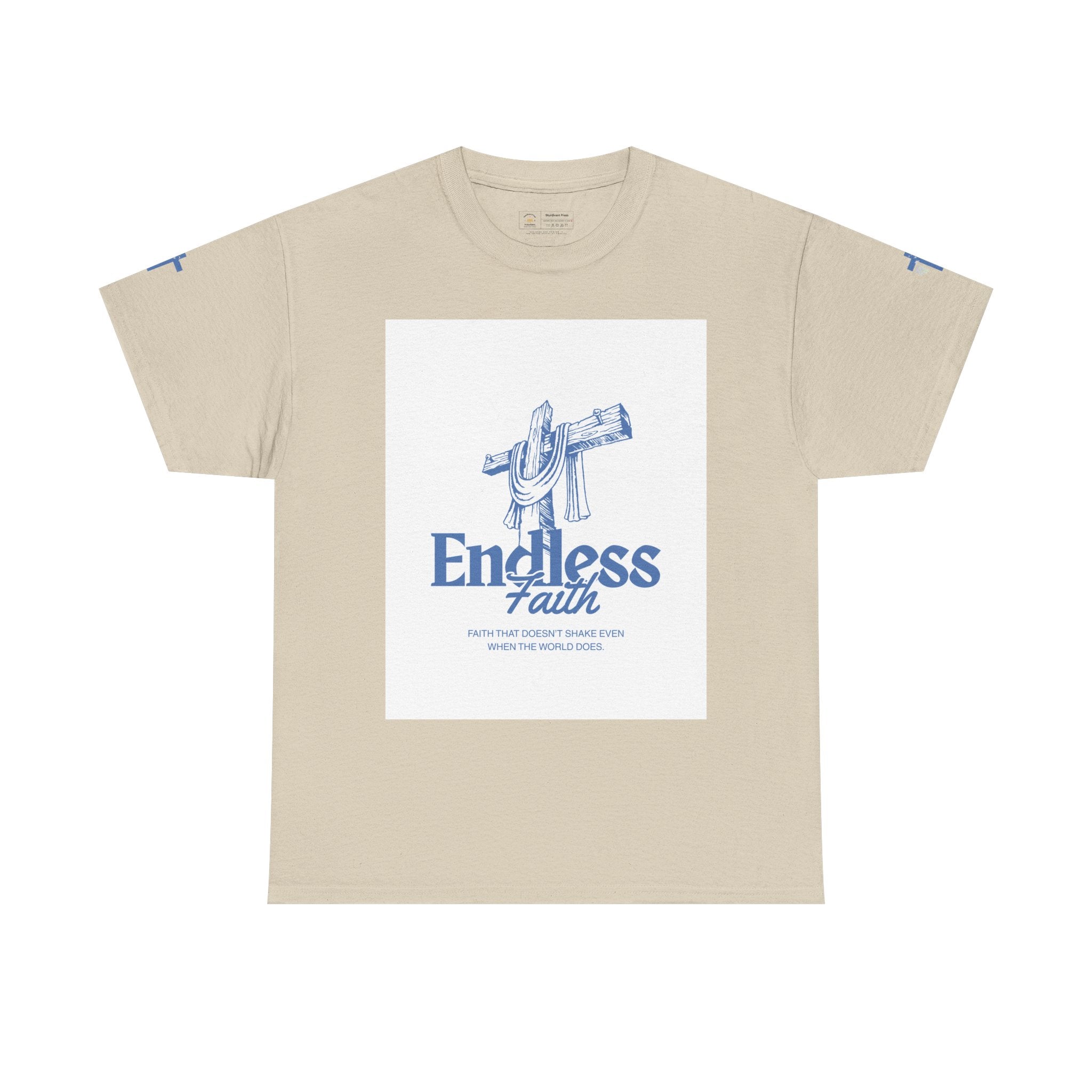 Faith Cross T‑Shirt — "Endless Faith" Christian Graphic Tee