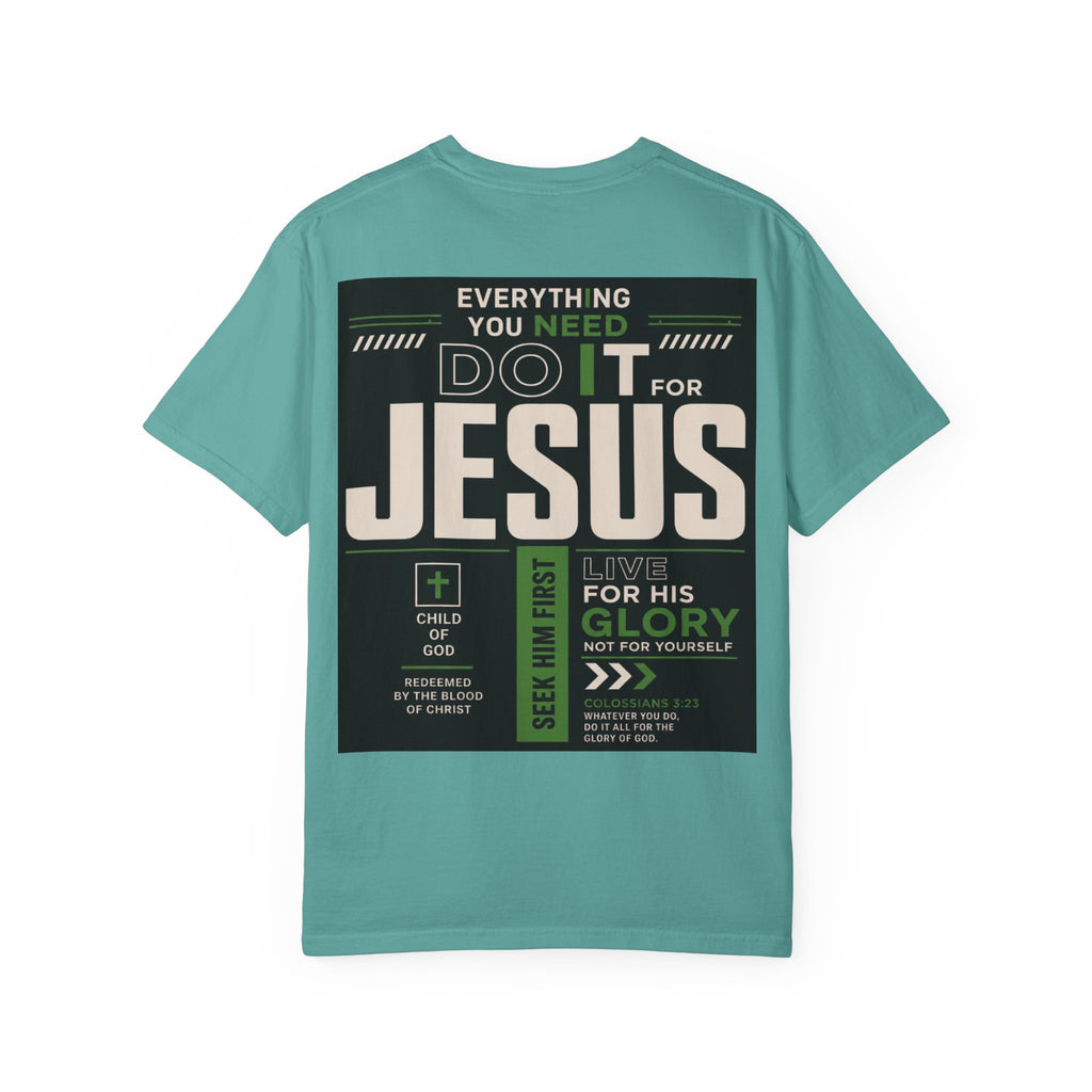 Christian Cross T-Shirt — "Do It For Jesus" Faith Graphic Tee