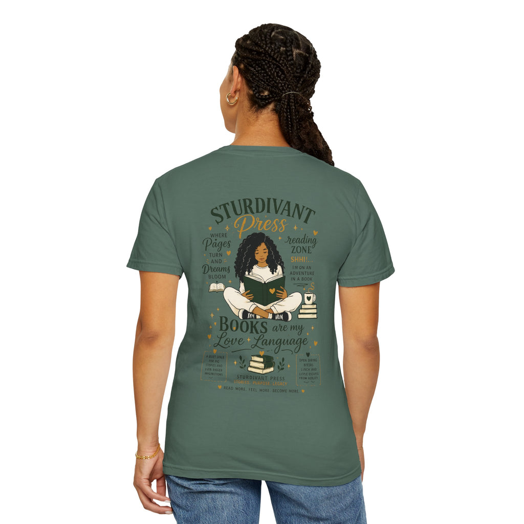 Book Lover T-Shirt — "Books Are My Love Language" Reading Tee