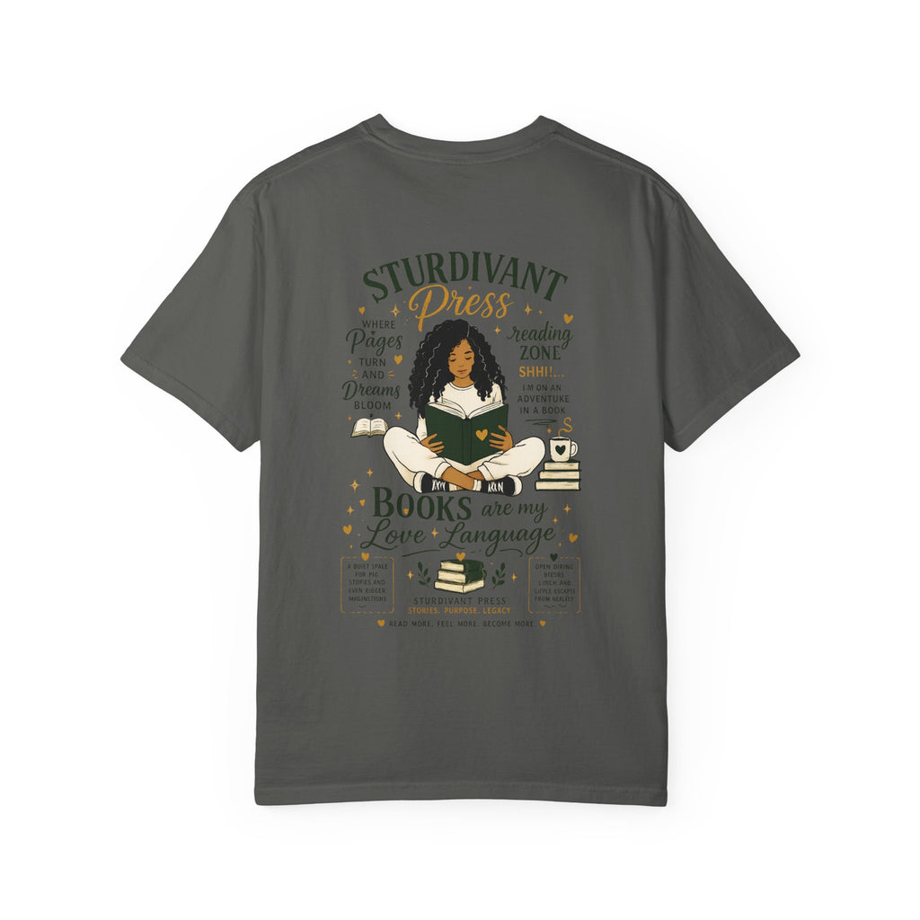 Book Lover T-Shirt — "Books Are My Love Language" Reading Tee