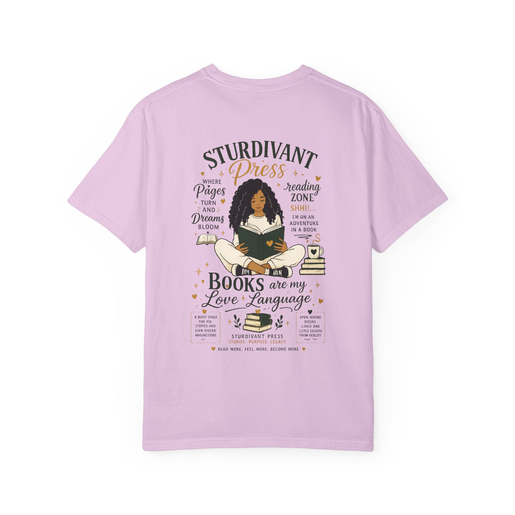Book Lover T-Shirt — "Books Are My Love Language" Reading Tee